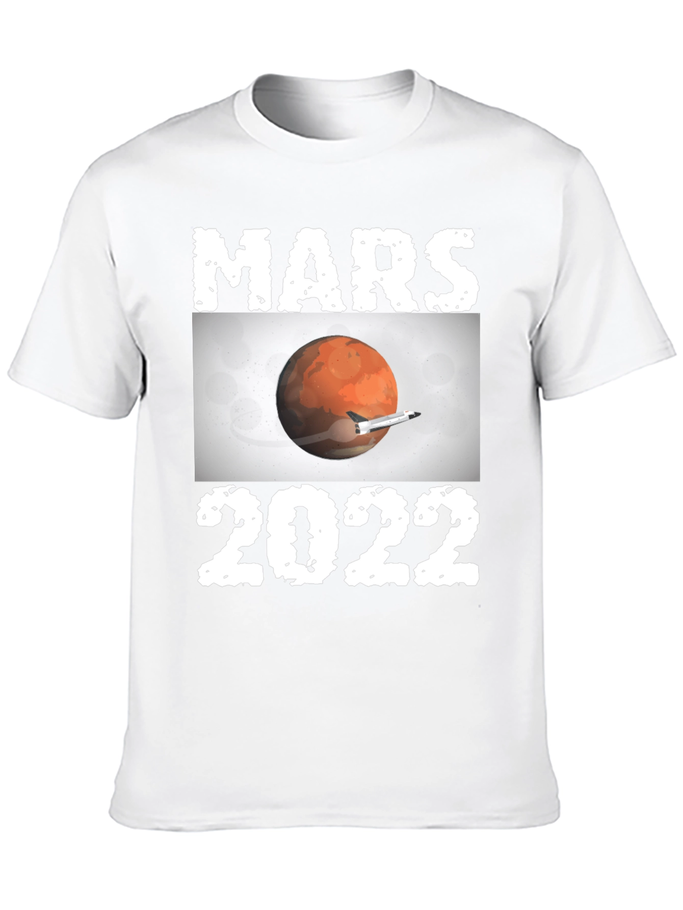 Mars 2022 Graphic T-Shirt Space Travel Tee
