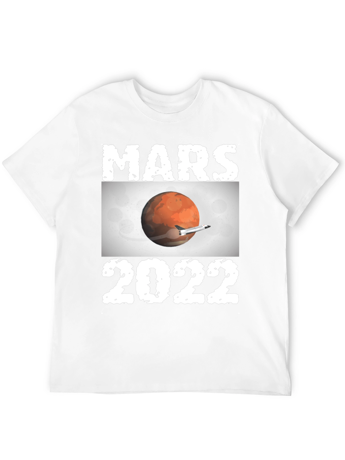 Mars 2022 Graphic T-Shirt Space Travel Tee
