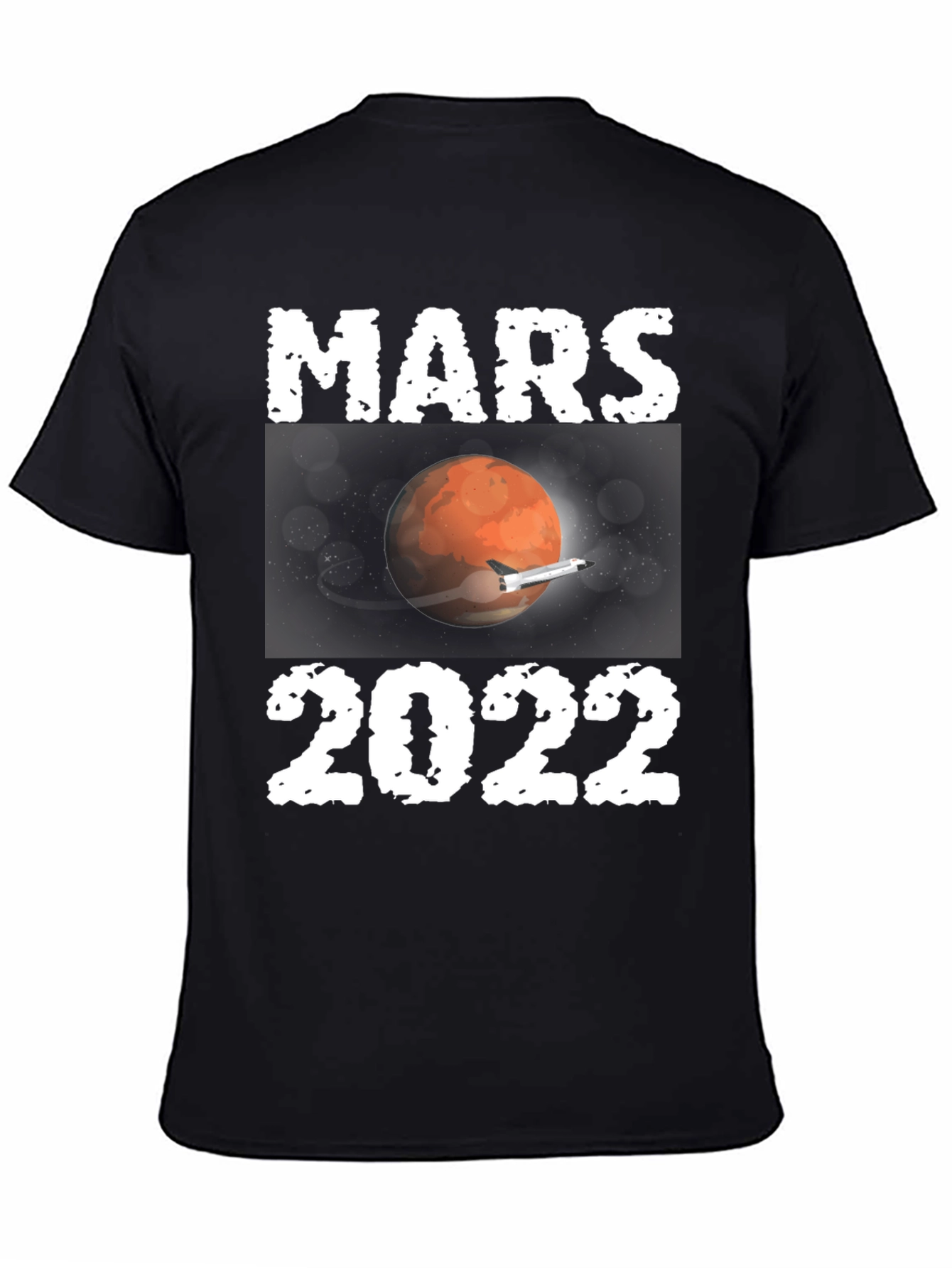 Mars 2022 Graphic T-Shirt Space Travel Tee