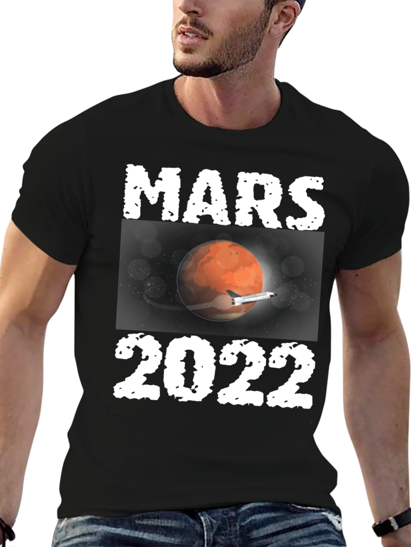 Mars 2022 Graphic T-Shirt Space Travel Tee