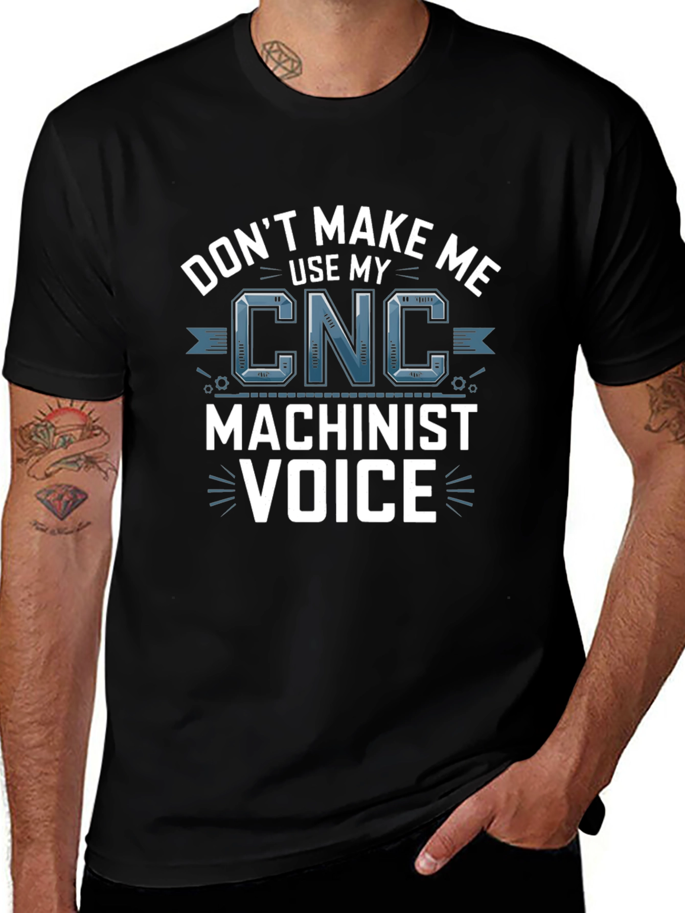 CNC Machinist Voice T-Shirt - Funny Gift Idea