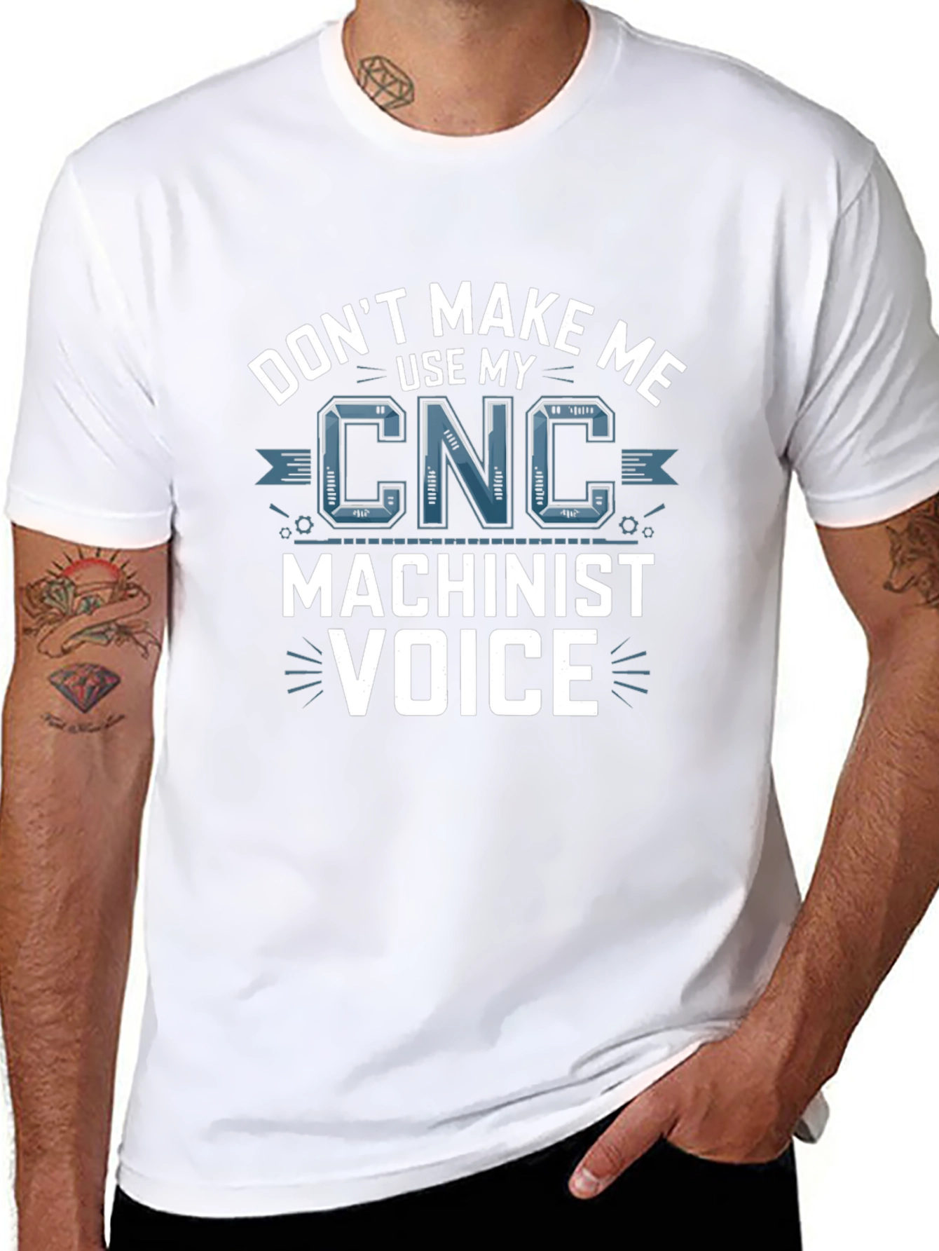 CNC Machinist Voice T-Shirt - Funny Gift Idea
