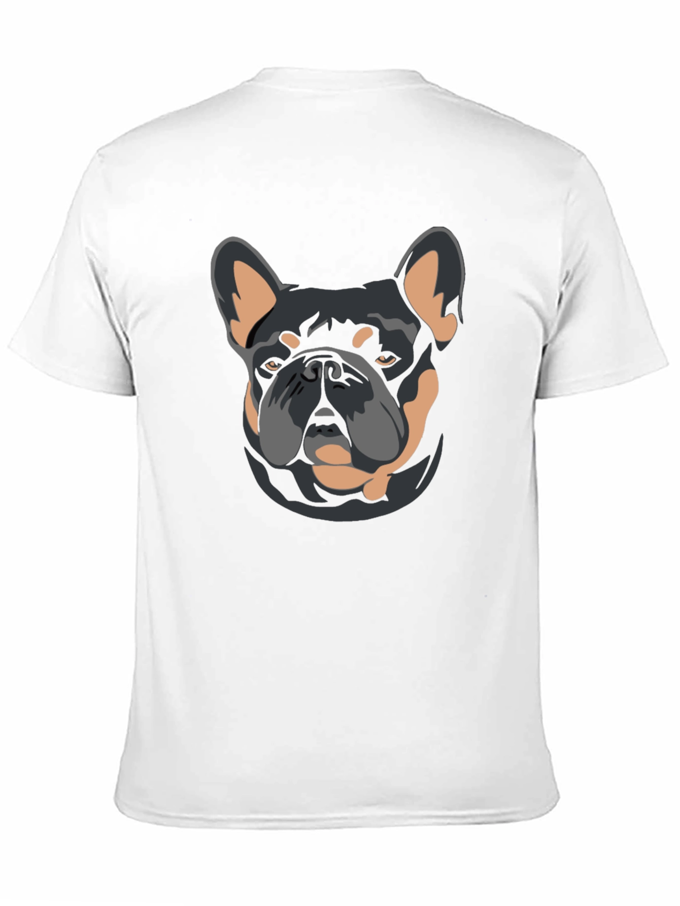 Black Dog Graphic T-Shirt - French Bulldog Design