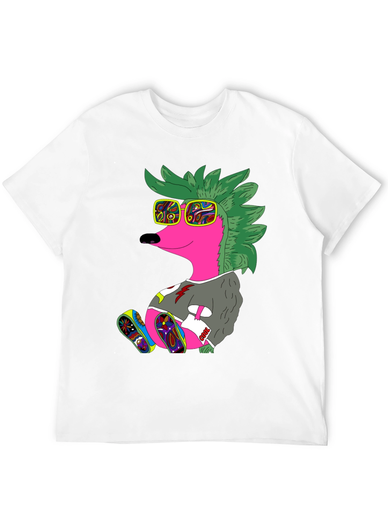 Cool Hedgehog Graphic Tee