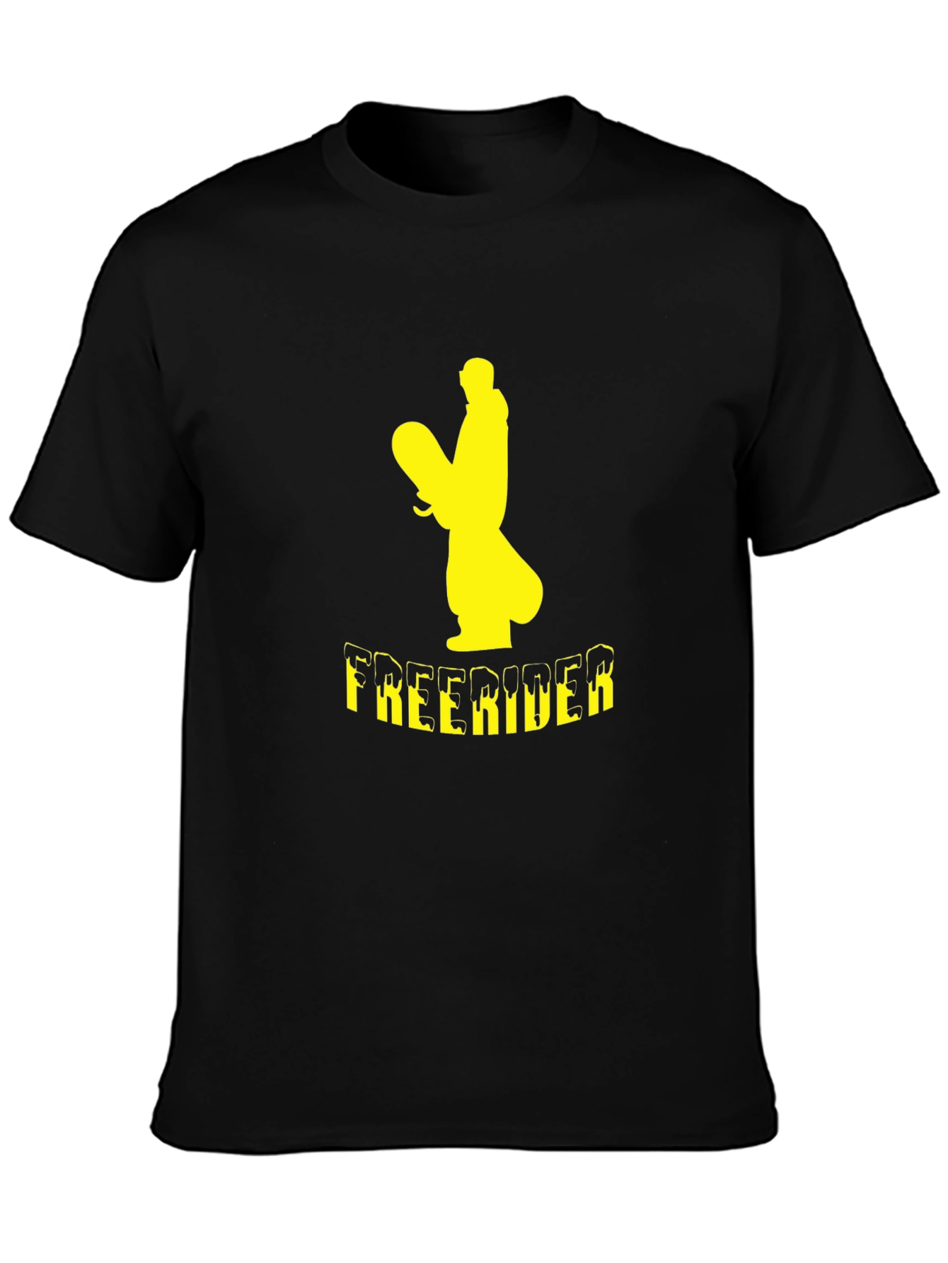 Freerider Snowboarder Graphic T-Shirt