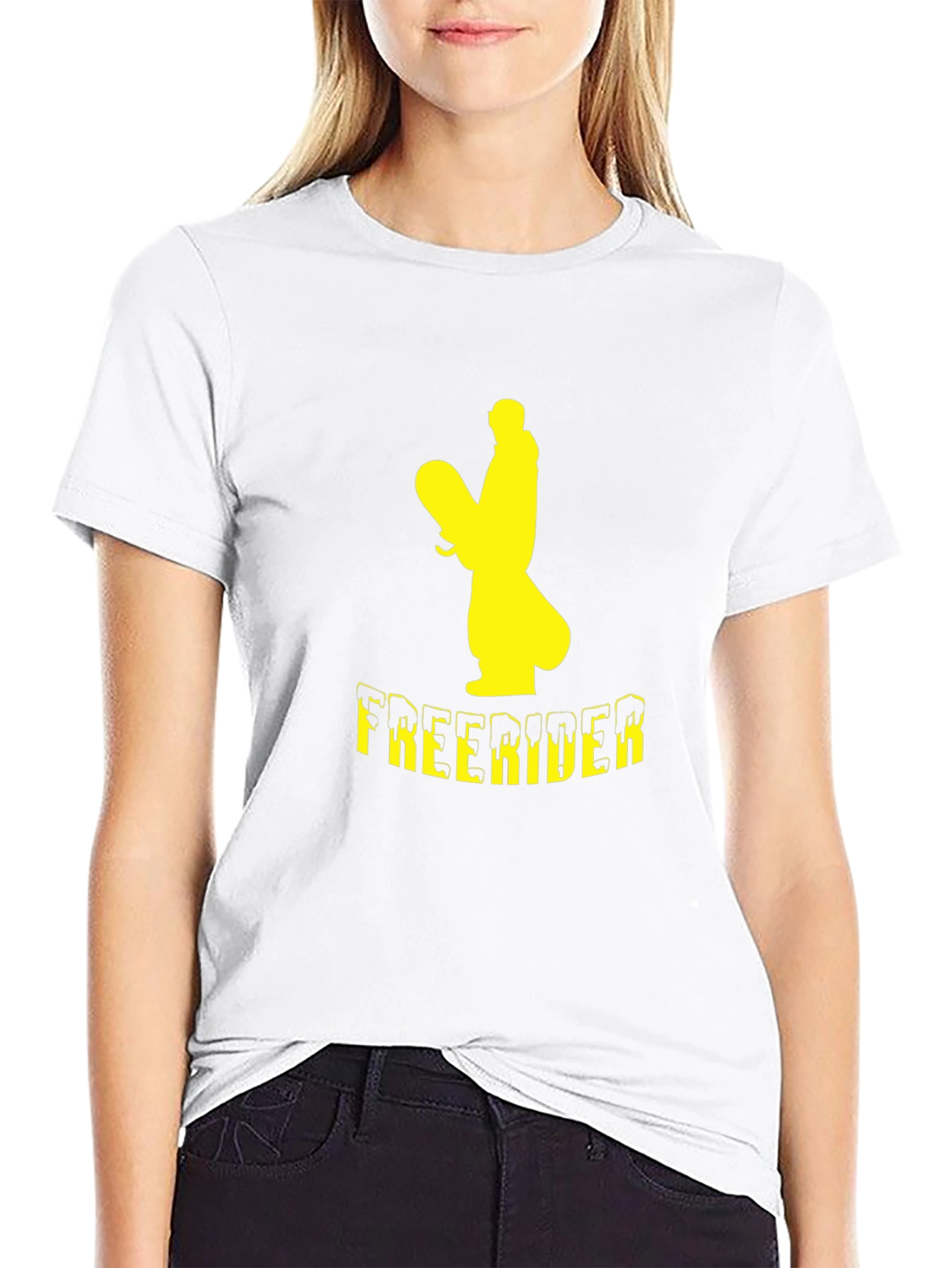 Freerider Snowboarder Graphic T-Shirt