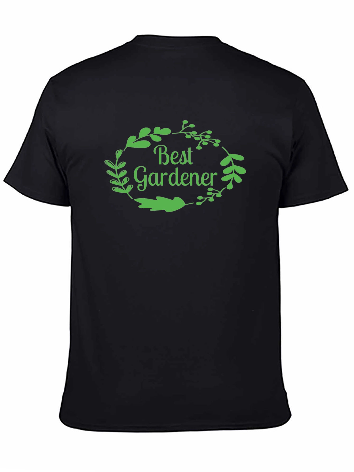 Best Gardener Black T-Shirt - Gardening Gift