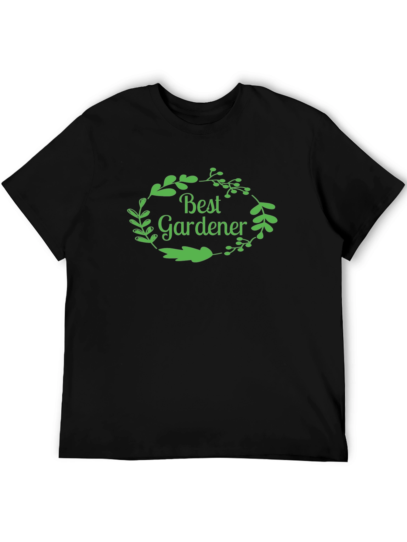 Best Gardener Black T-Shirt - Gardening Gift