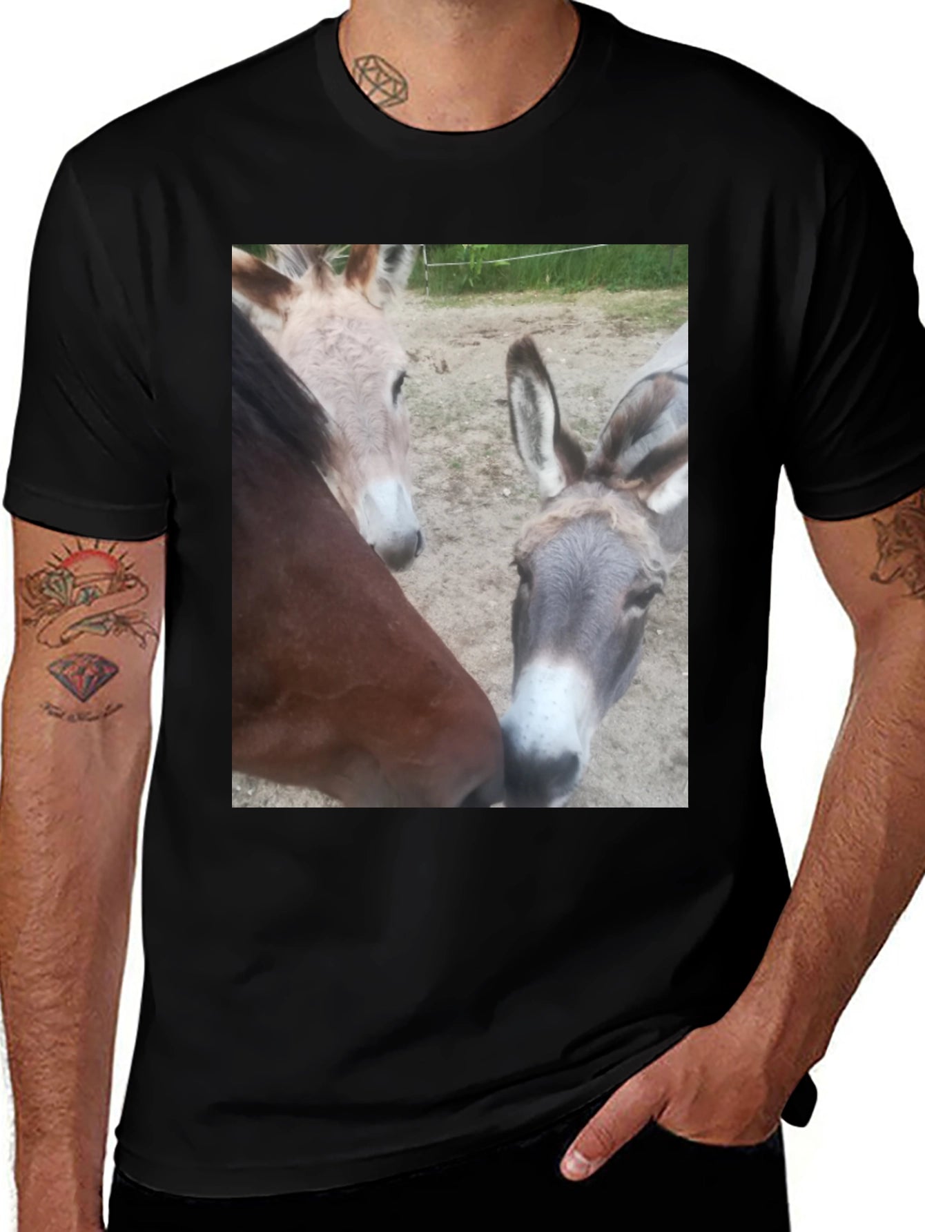 Funny Animal Friends Graphic Tee