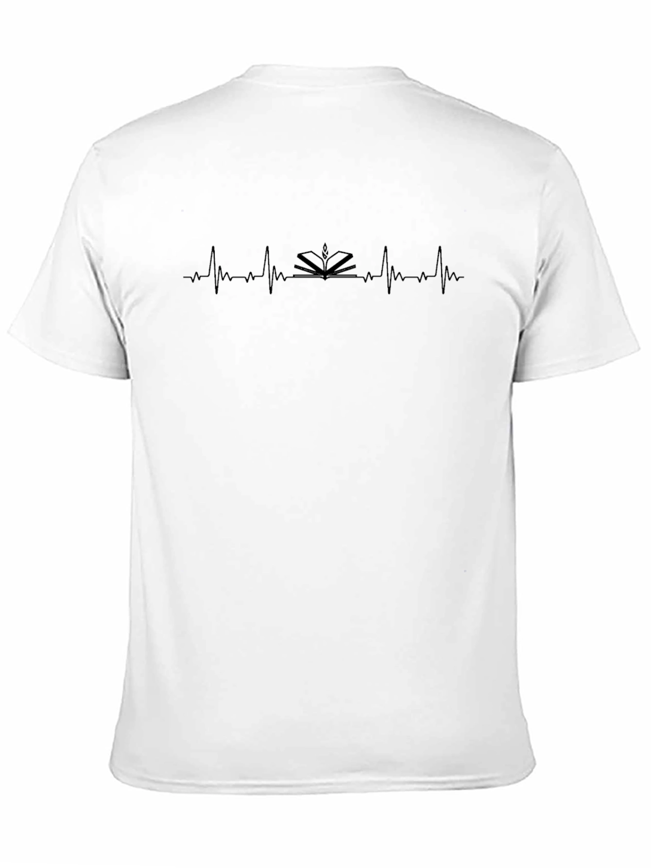 Book Lover Heartbeat T-Shirt - Read Life