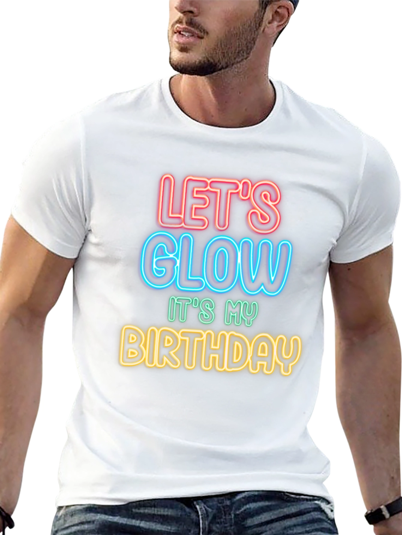 Lets Glow Birthday T-Shirt