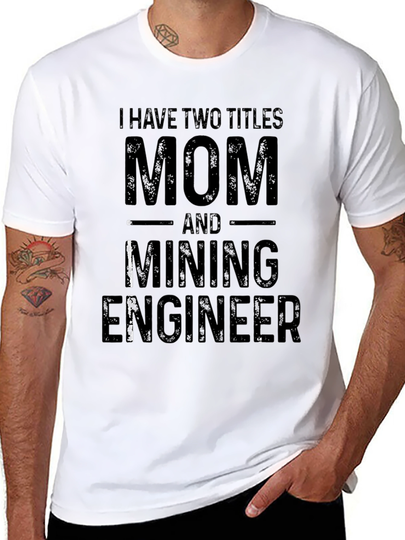 Mom and Mining Engineer T-Shirt