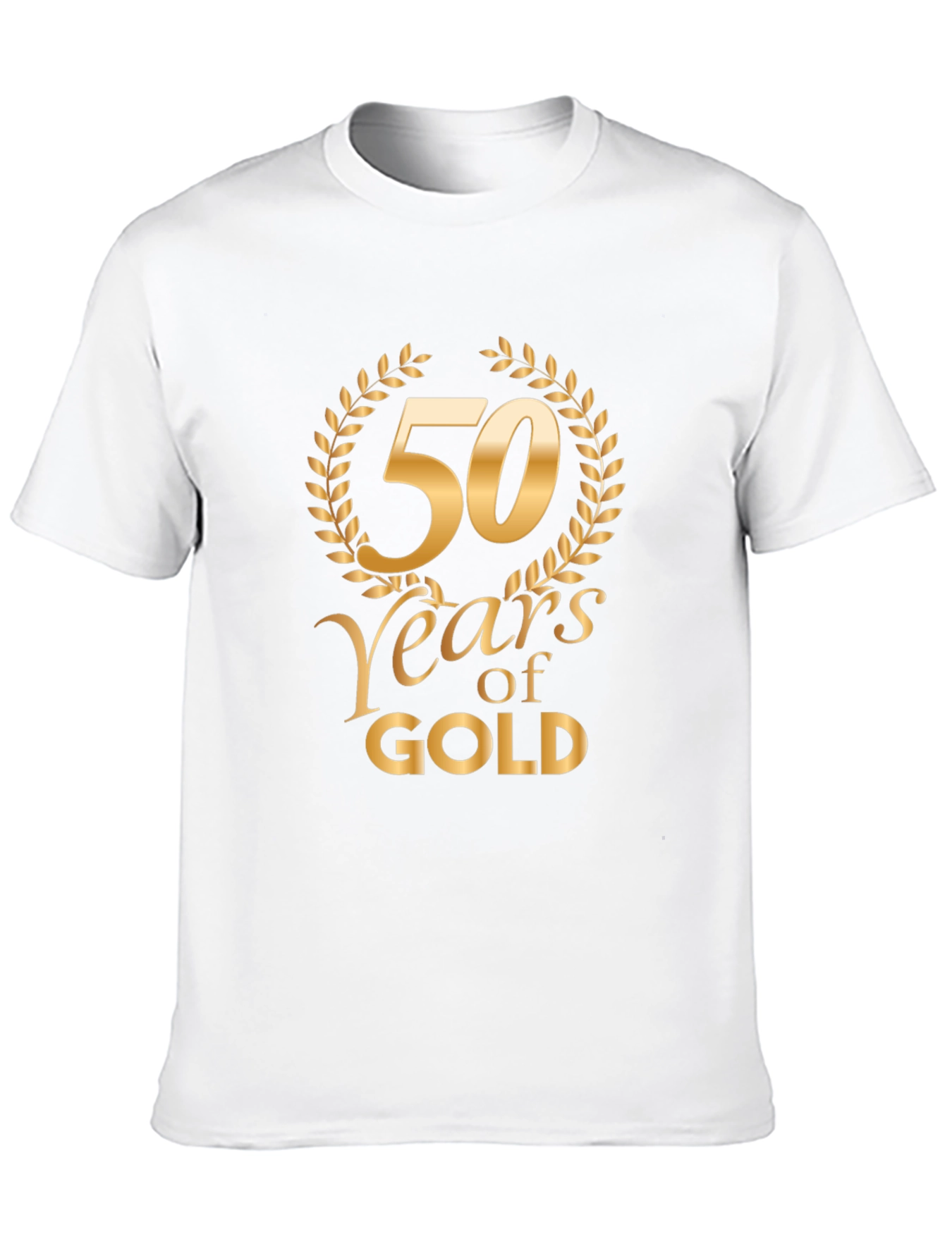 50 Years of Gold Black T-Shirt