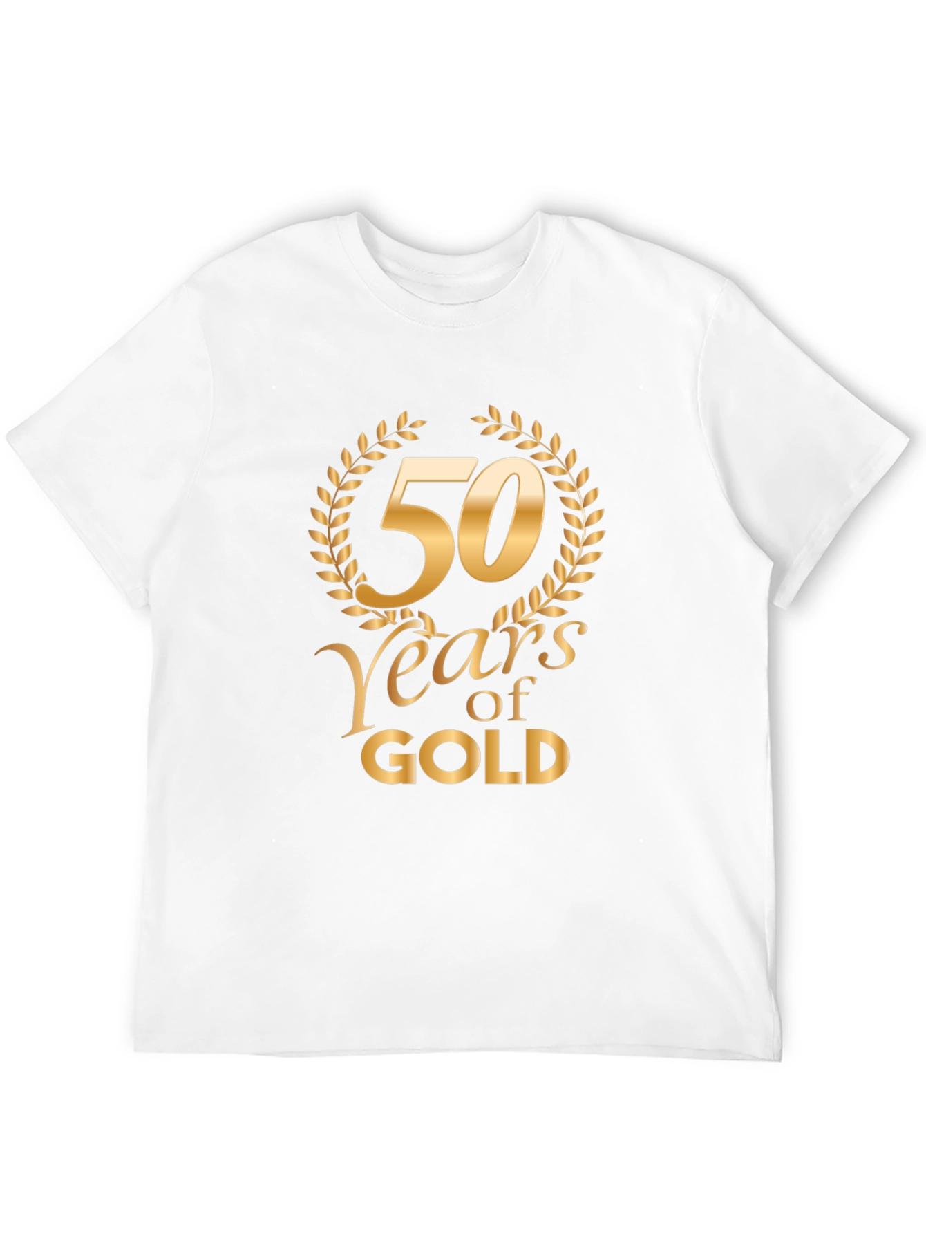 50 Years of Gold Black T-Shirt