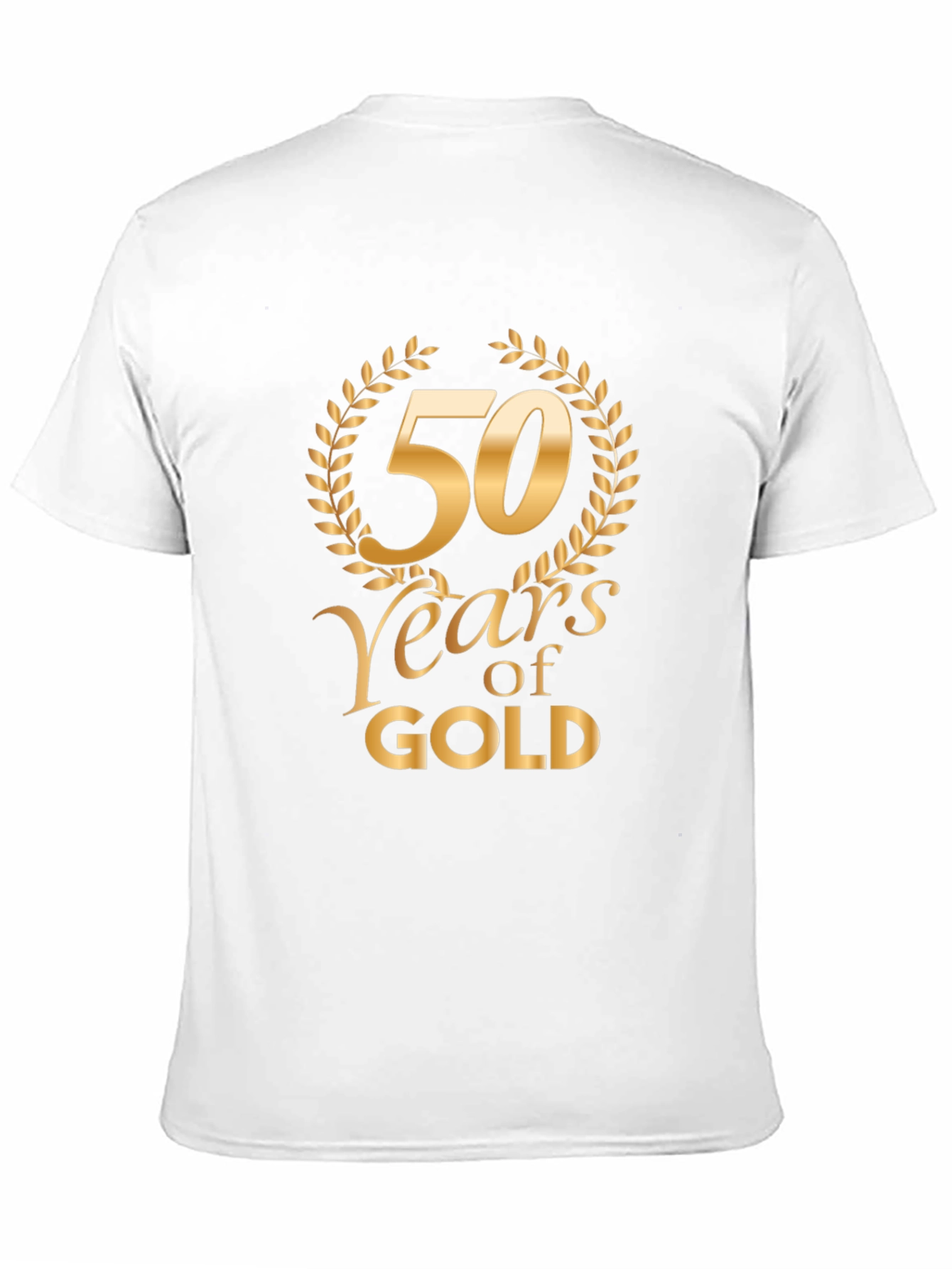 50 Years of Gold Black T-Shirt