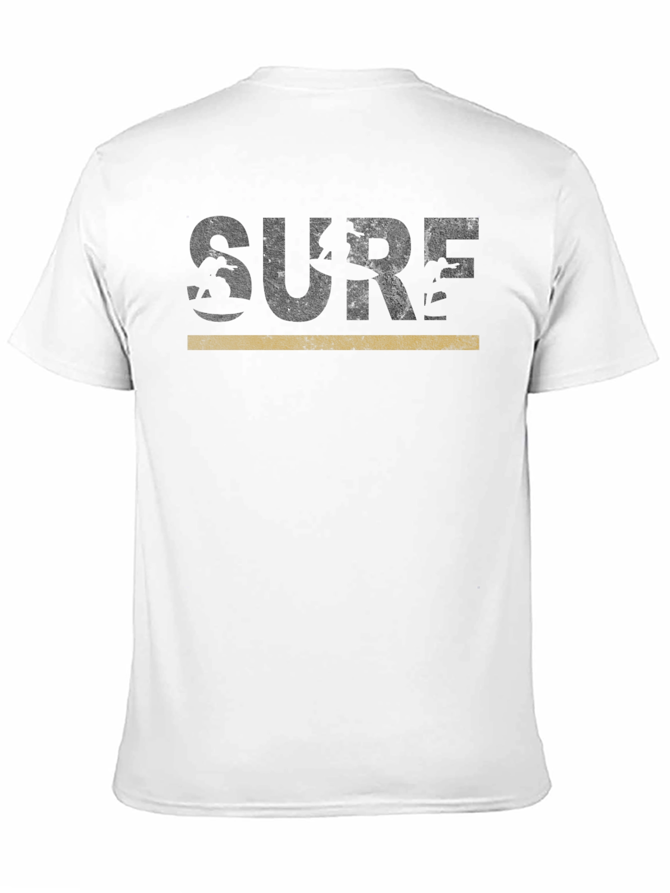 Surf Graphic Tee - Retro Style Black T-Shirt