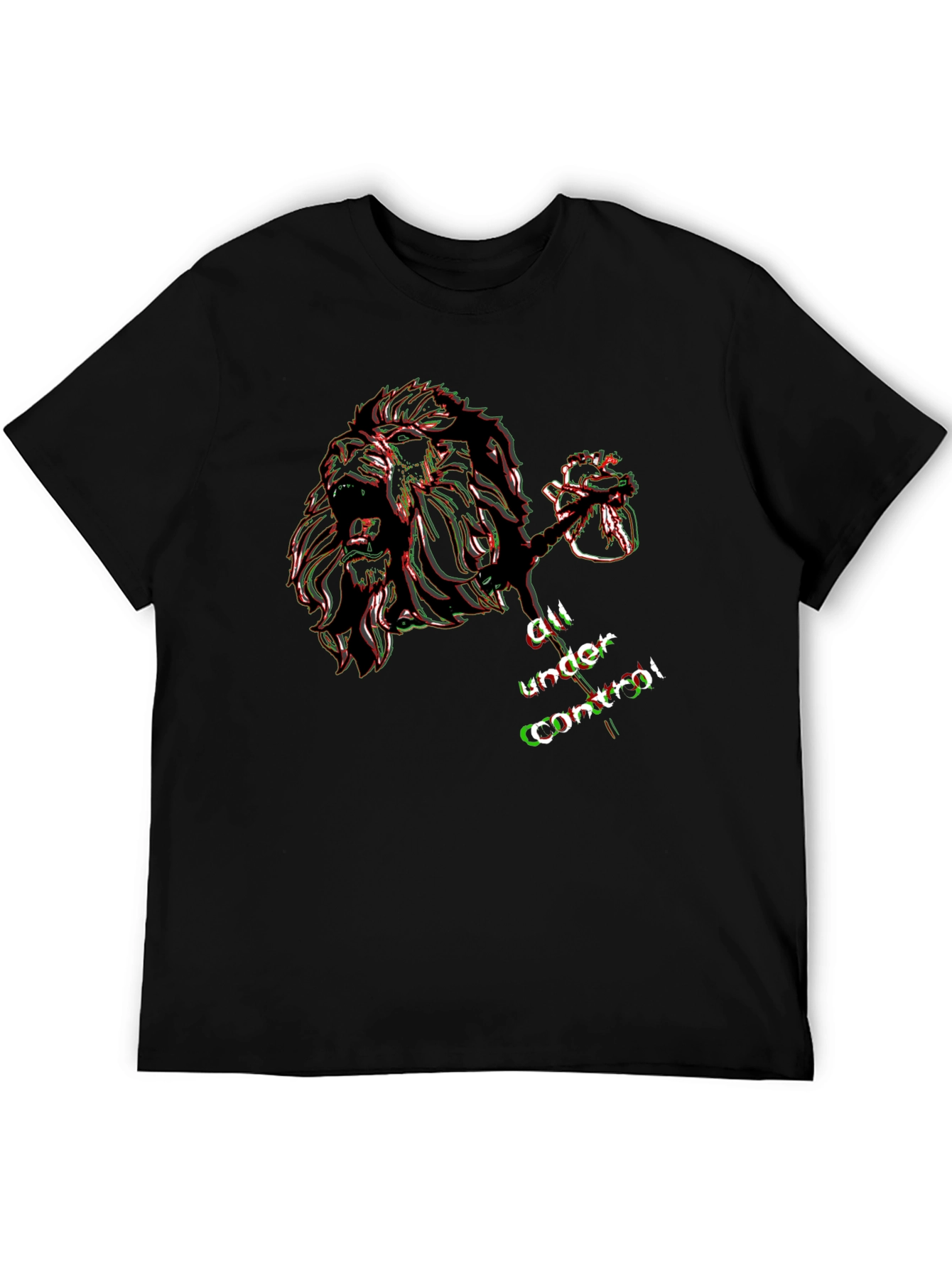 Lion Heart Graphic T-Shirt - All Under Control