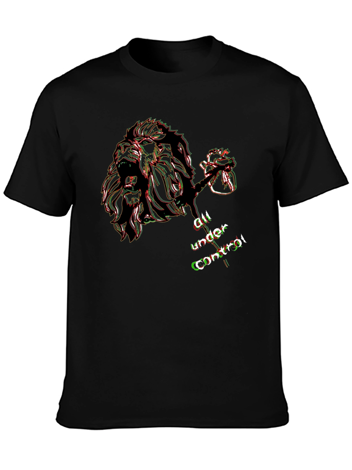Lion Heart Graphic T-Shirt - All Under Control