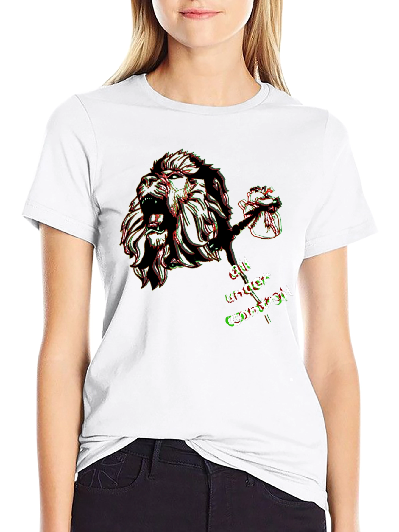 Lion Heart Graphic T-Shirt - All Under Control