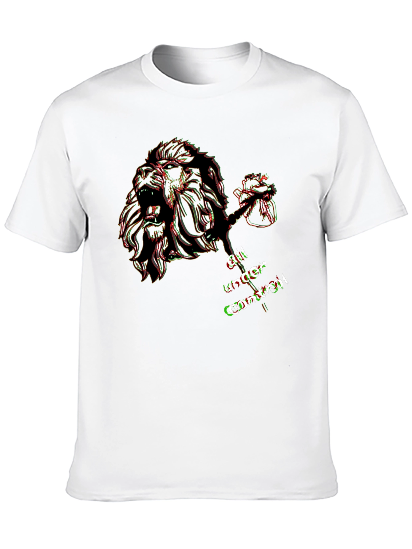 Lion Heart Graphic T-Shirt - All Under Control