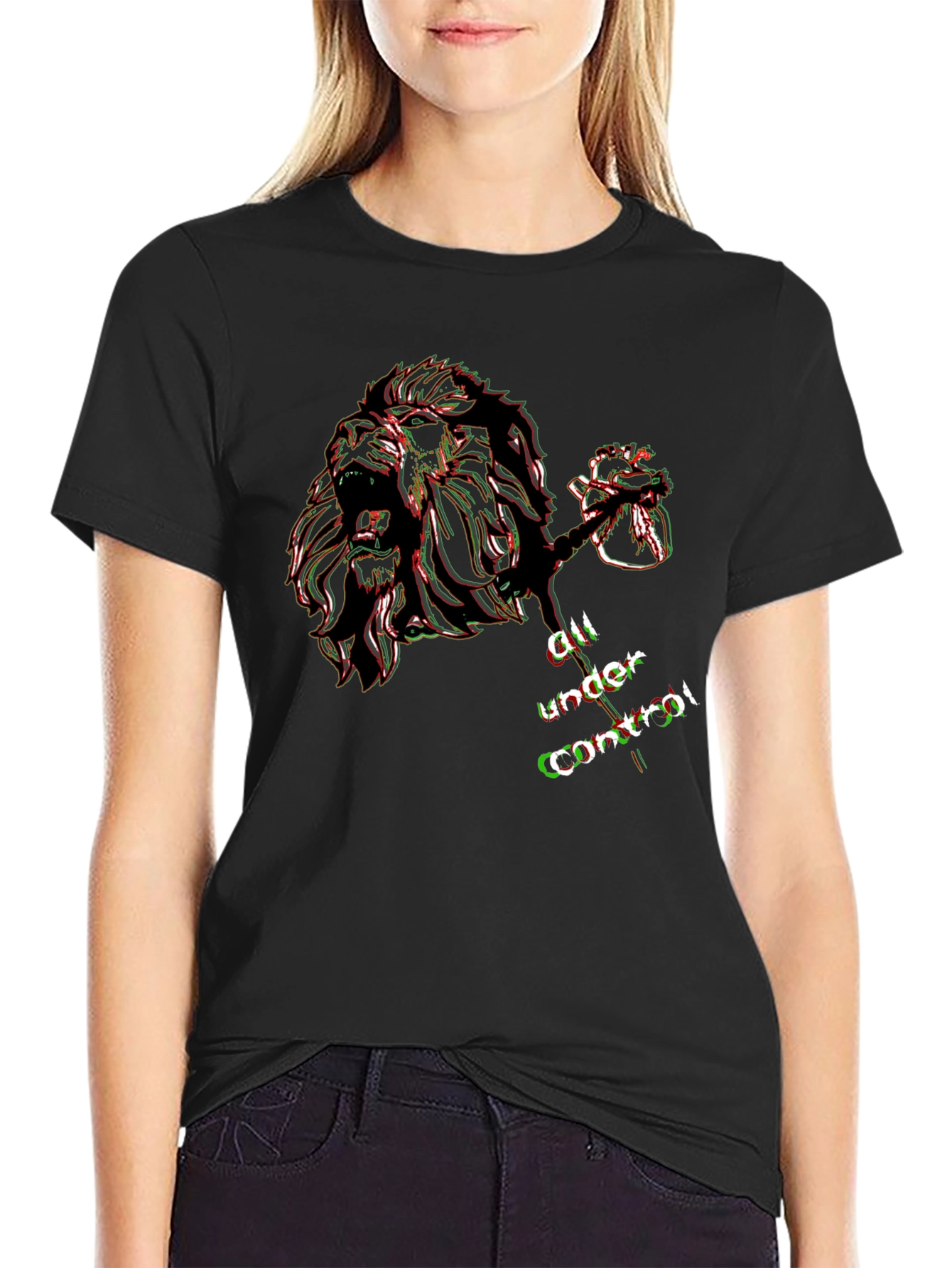 Lion Heart Graphic T-Shirt - All Under Control