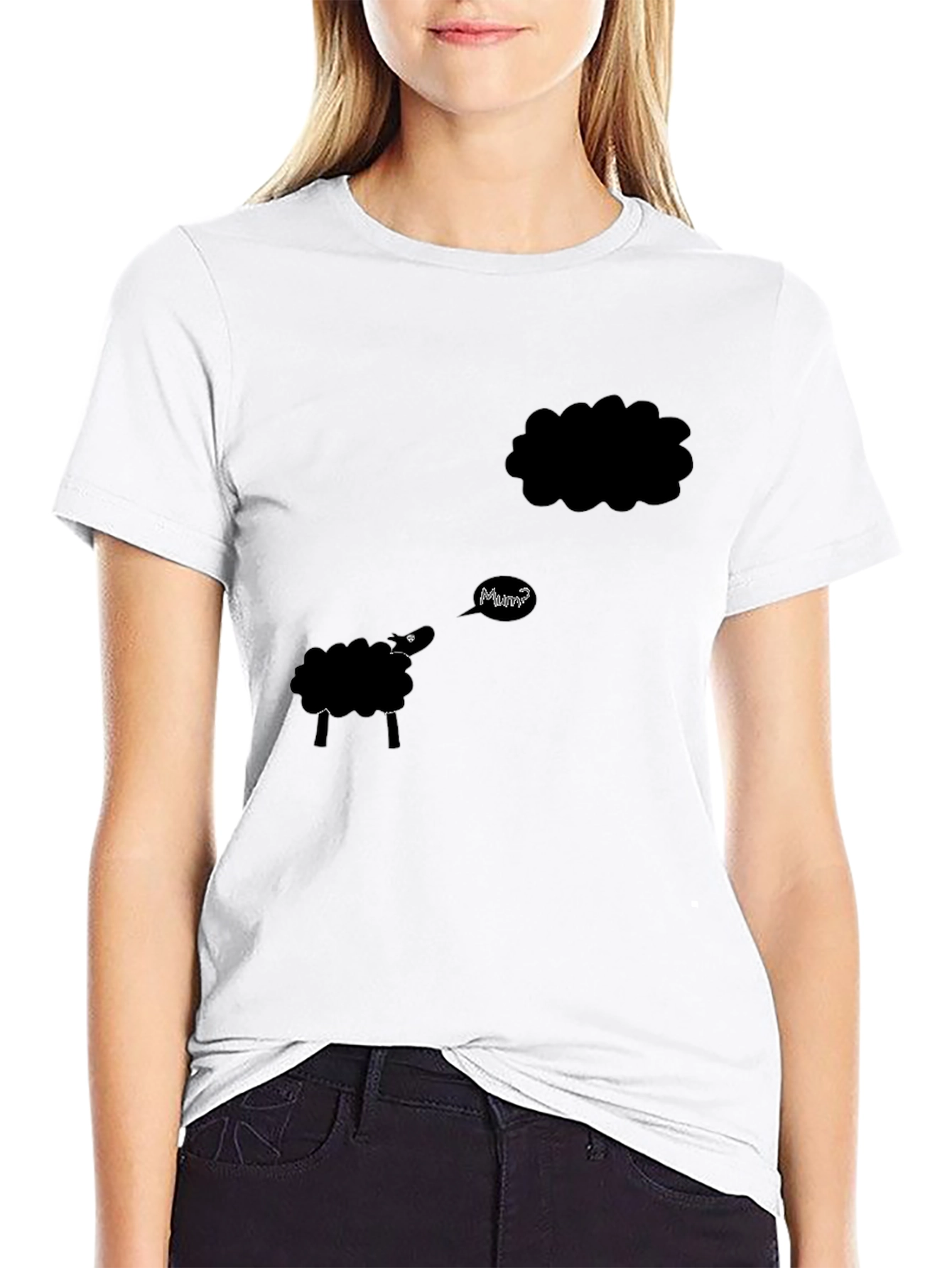 Black Sheep Mum? T-Shirt - Unique Graphic Tee