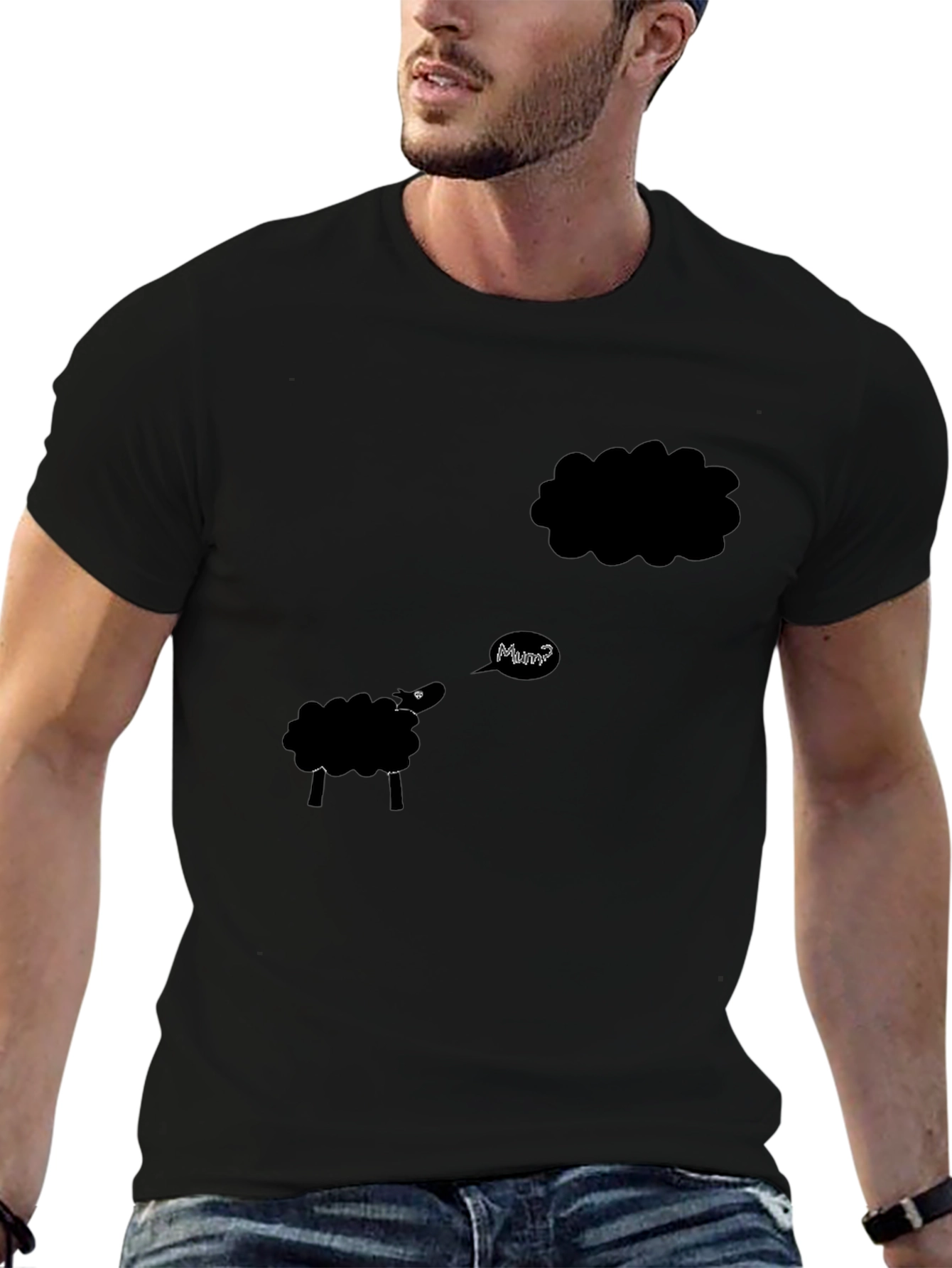 Black Sheep Mum? T-Shirt - Unique Graphic Tee
