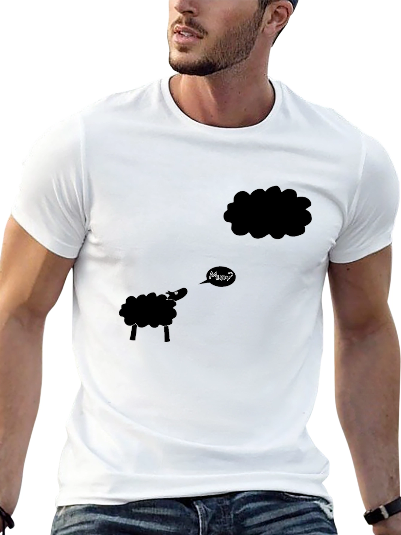 Black Sheep Mum? T-Shirt - Unique Graphic Tee