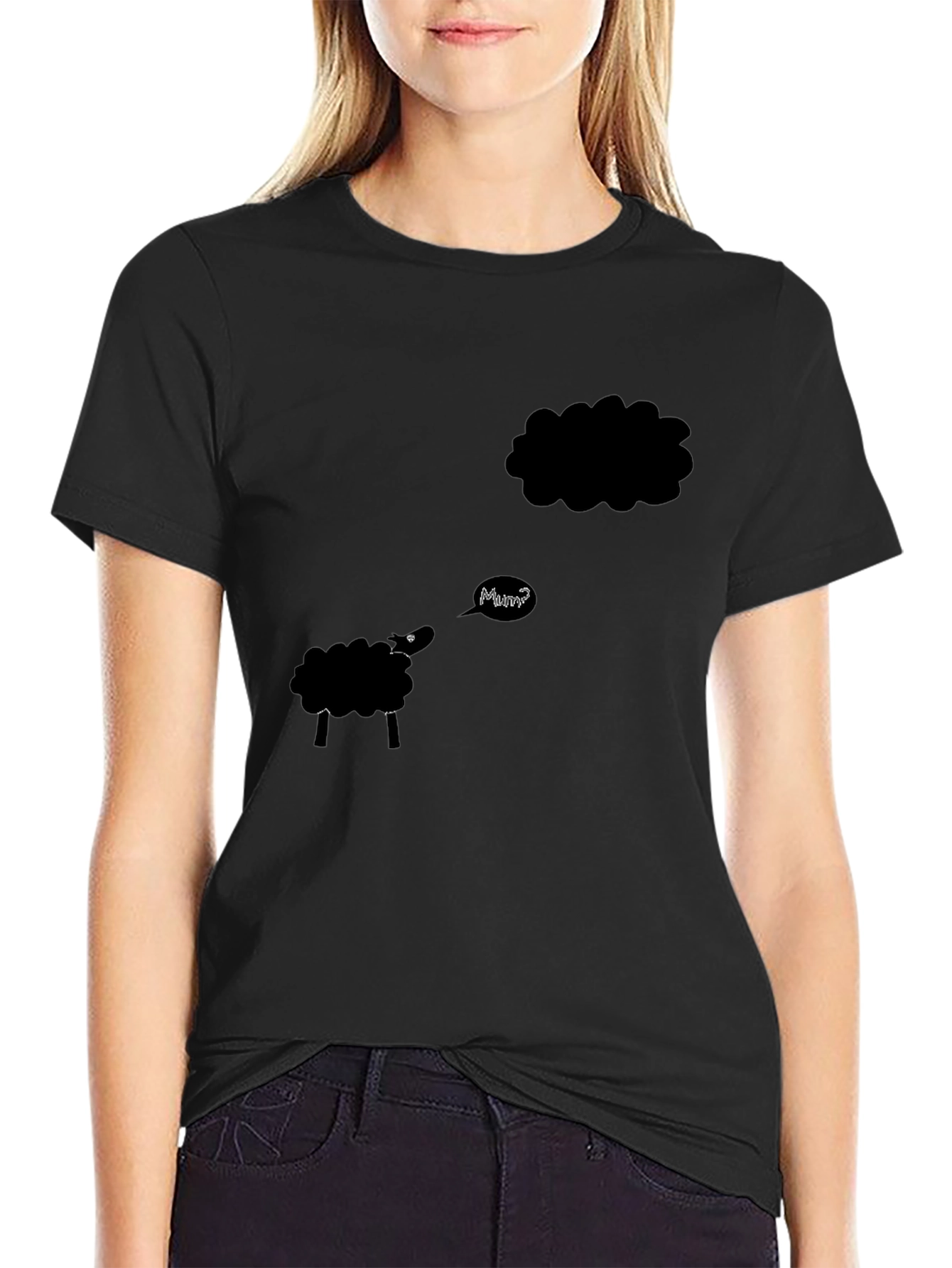 Black Sheep Mum? T-Shirt - Unique Graphic Tee