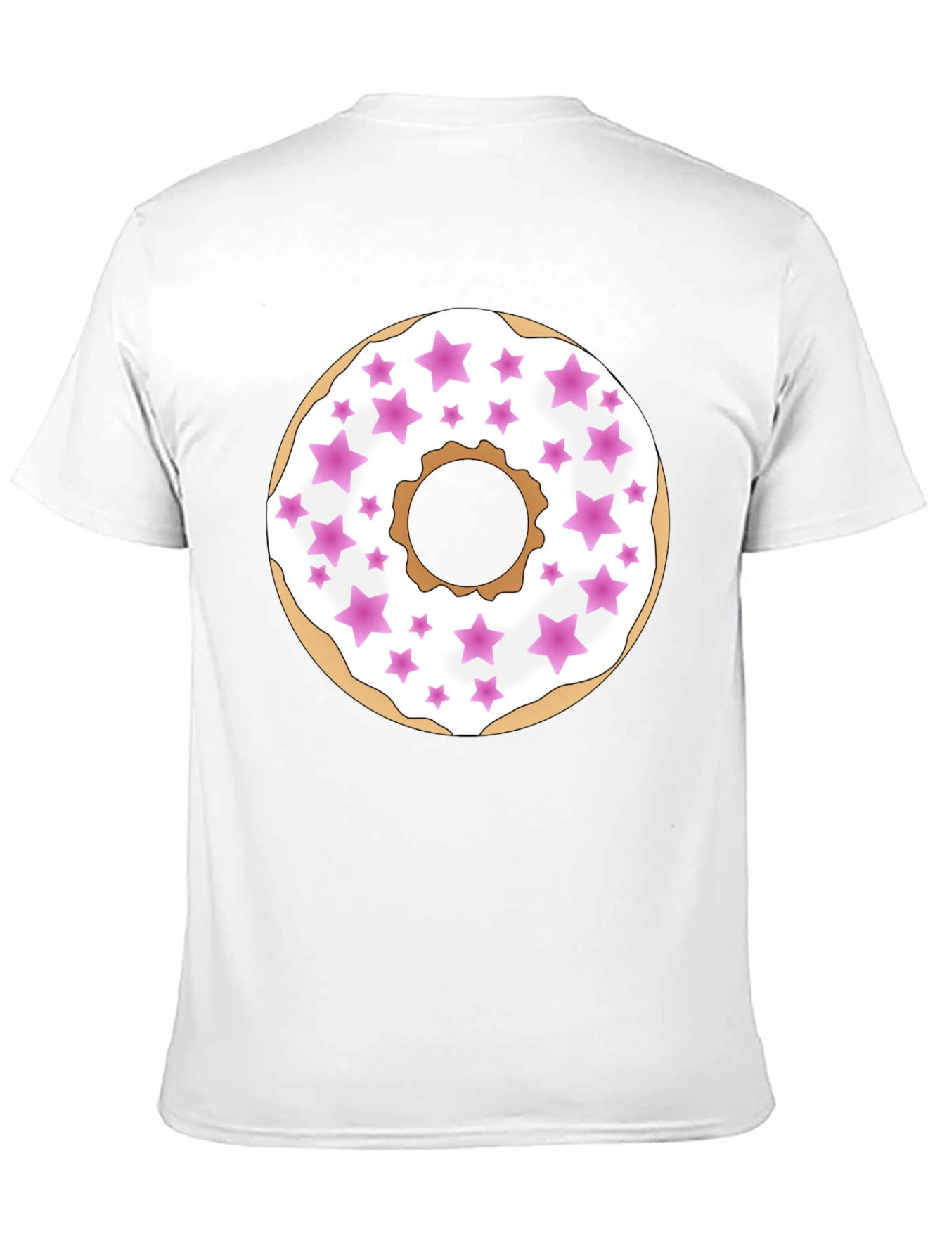 Donut Star Sprinkle T-Shirt - Black