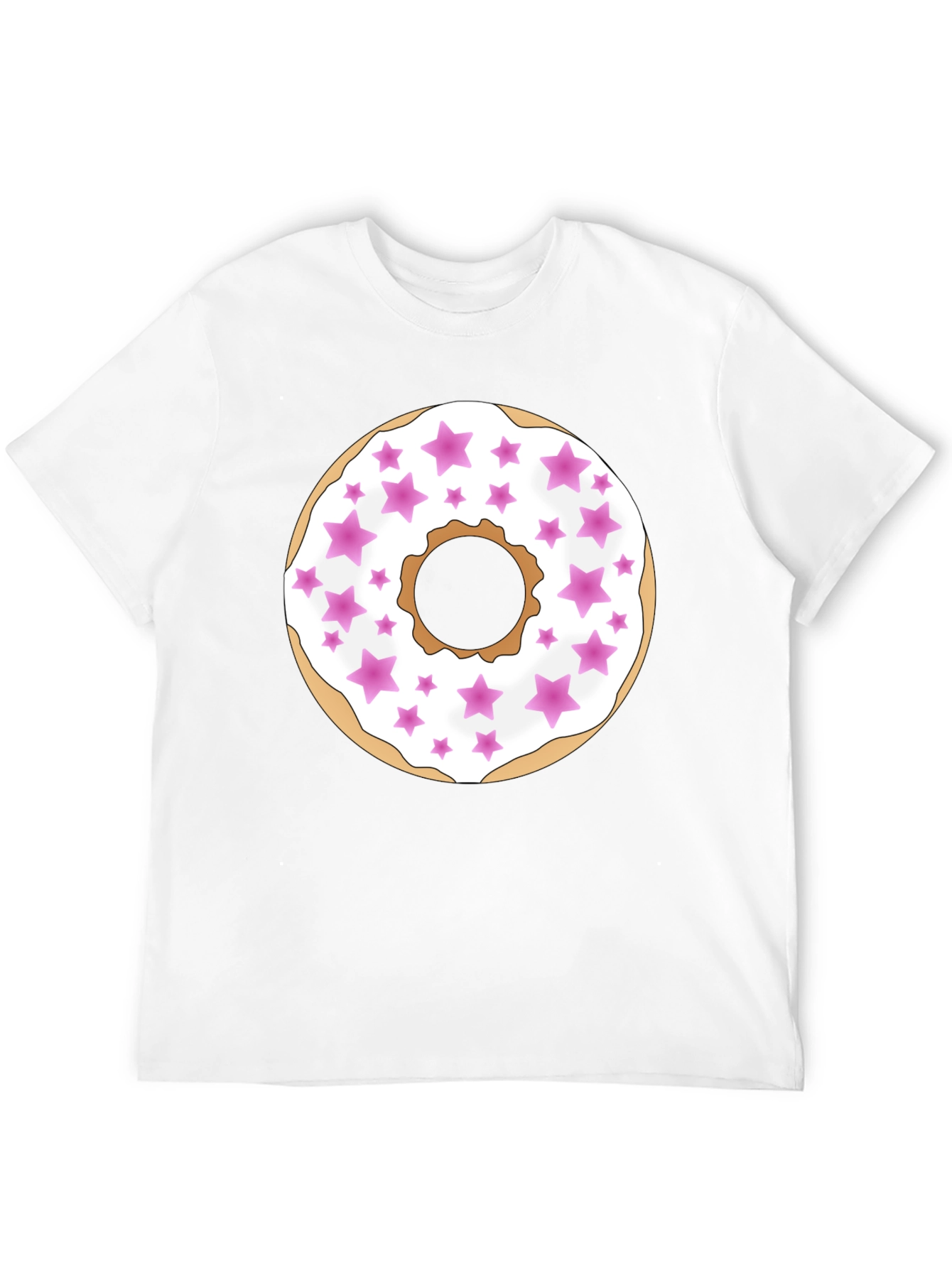 Donut Star Sprinkle T-Shirt - Black