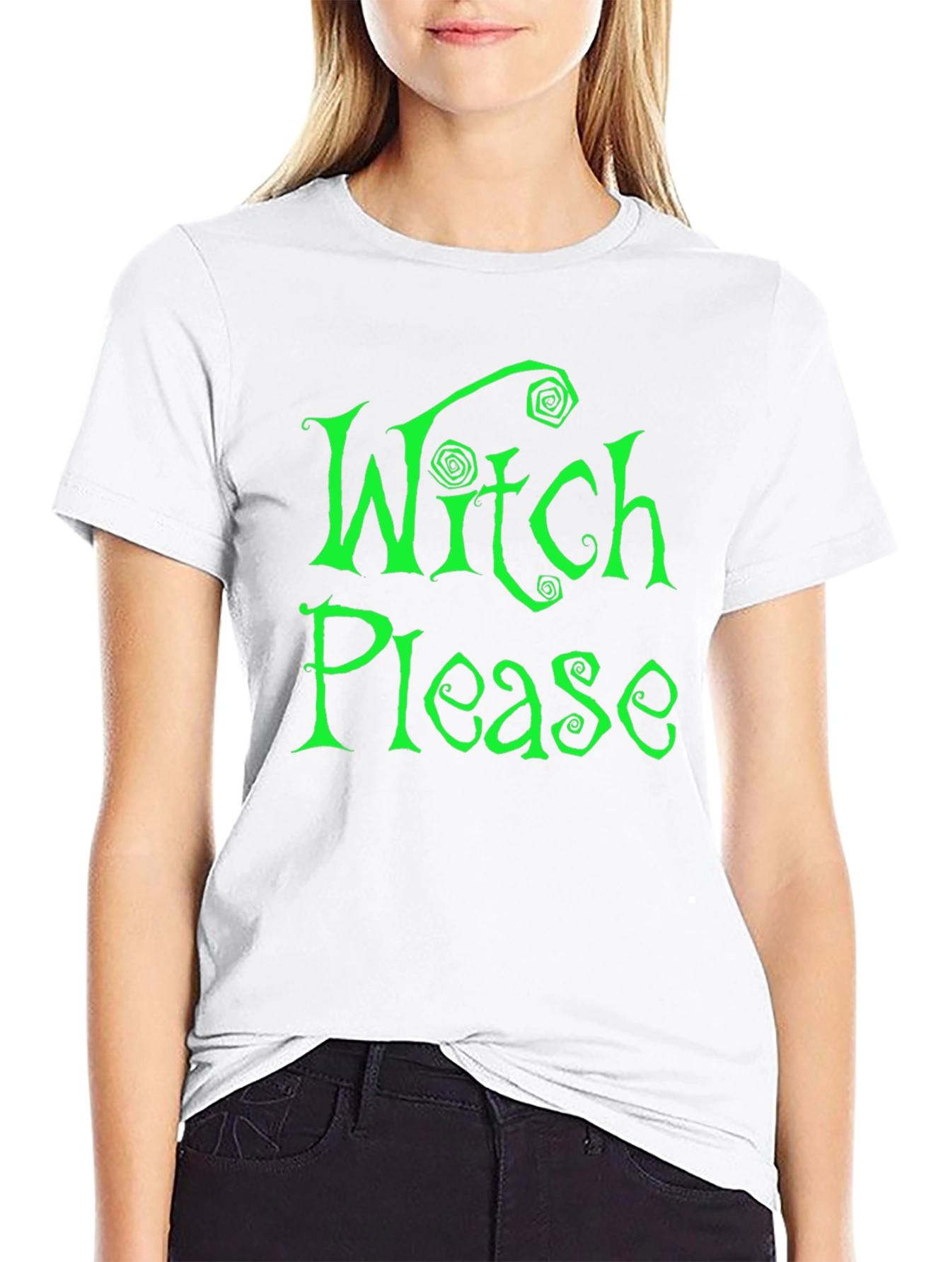 Witch Please Graphic Tee - Halloween Humor T-Shirt