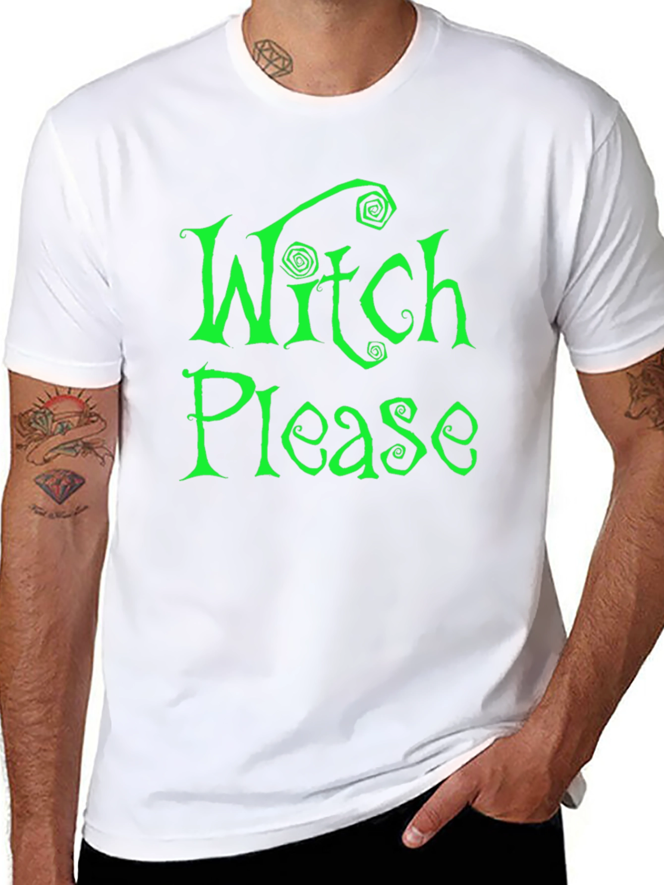 Witch Please Graphic Tee - Halloween Humor T-Shirt