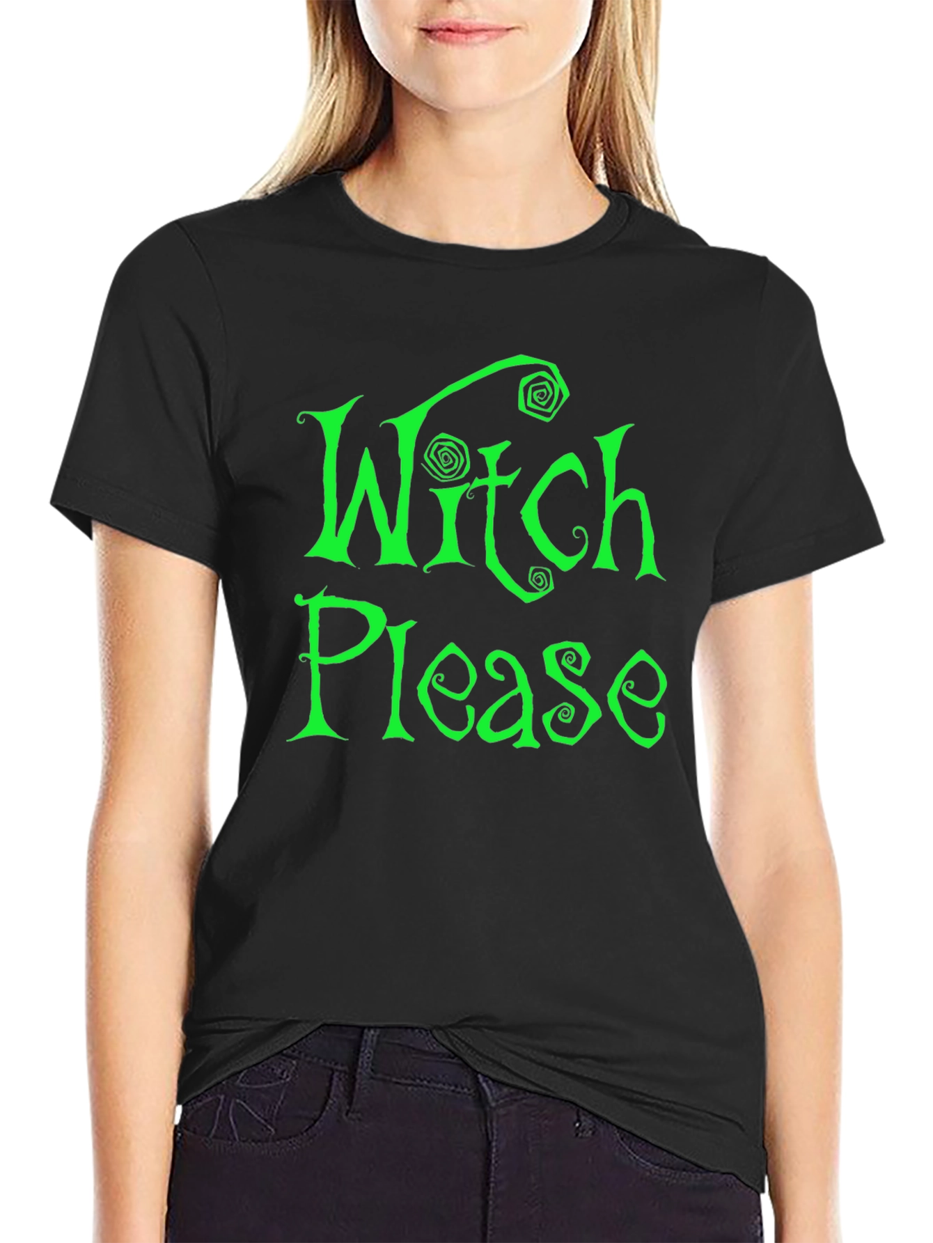 Witch Please Graphic Tee - Halloween Humor T-Shirt
