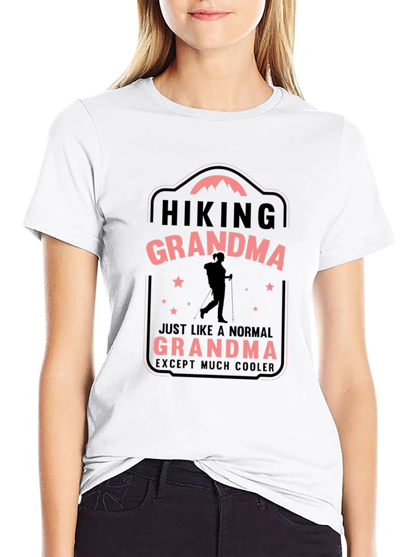 Hiking Grandma T-Shirt - Except Much Cooler