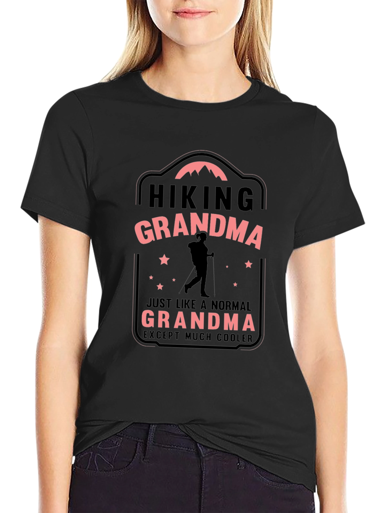 Hiking Grandma T-Shirt - Except Much Cooler