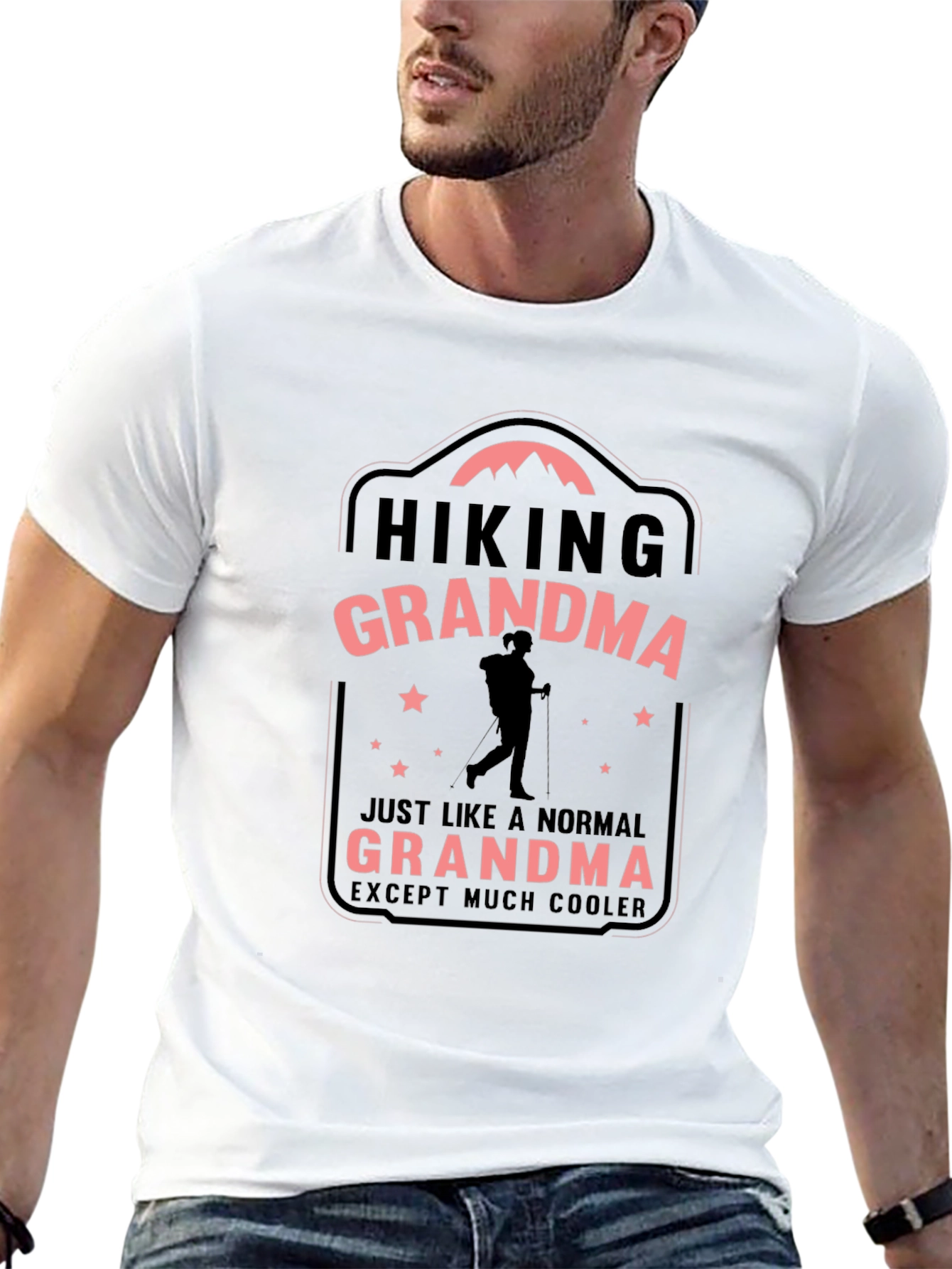 Hiking Grandma T-Shirt - Except Much Cooler