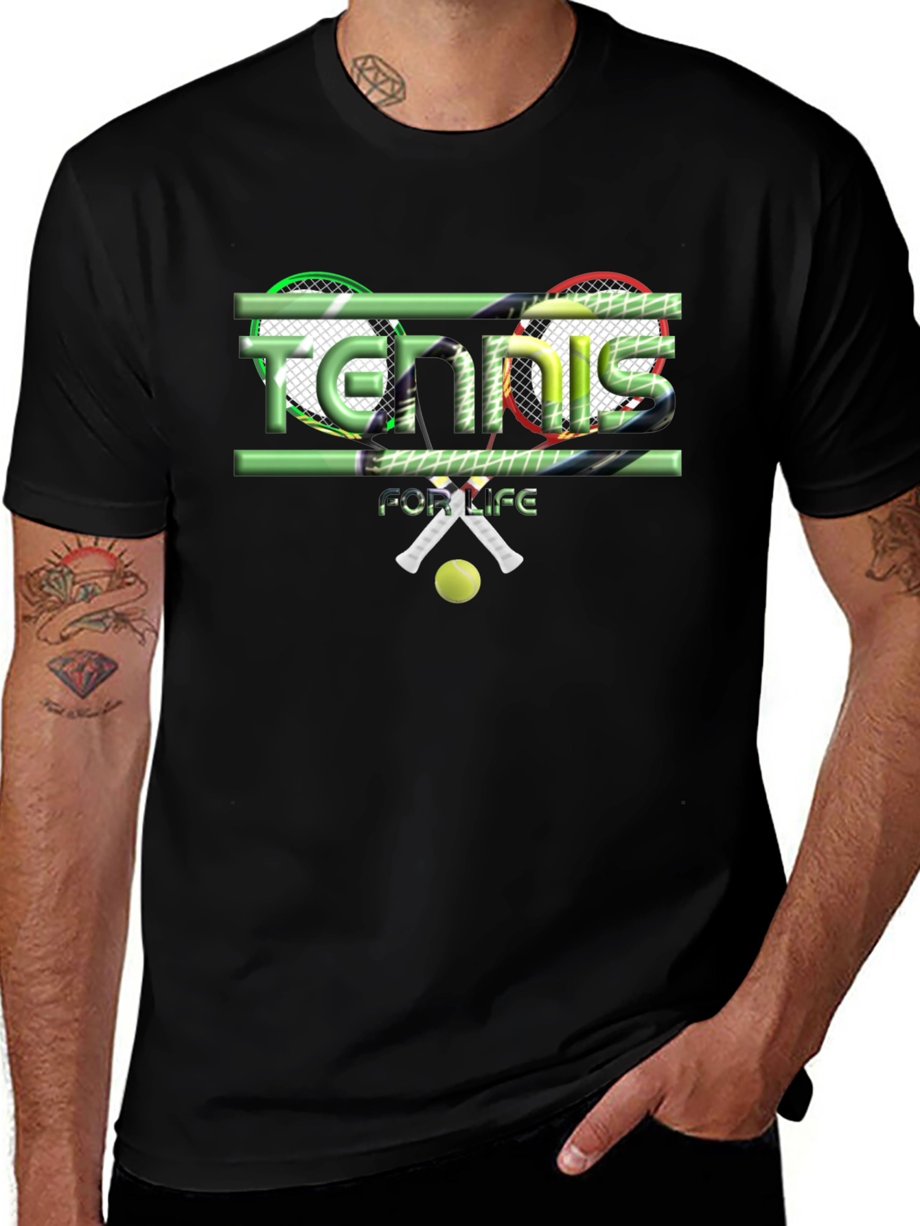 Tennis for Life Graphic T-Shirt