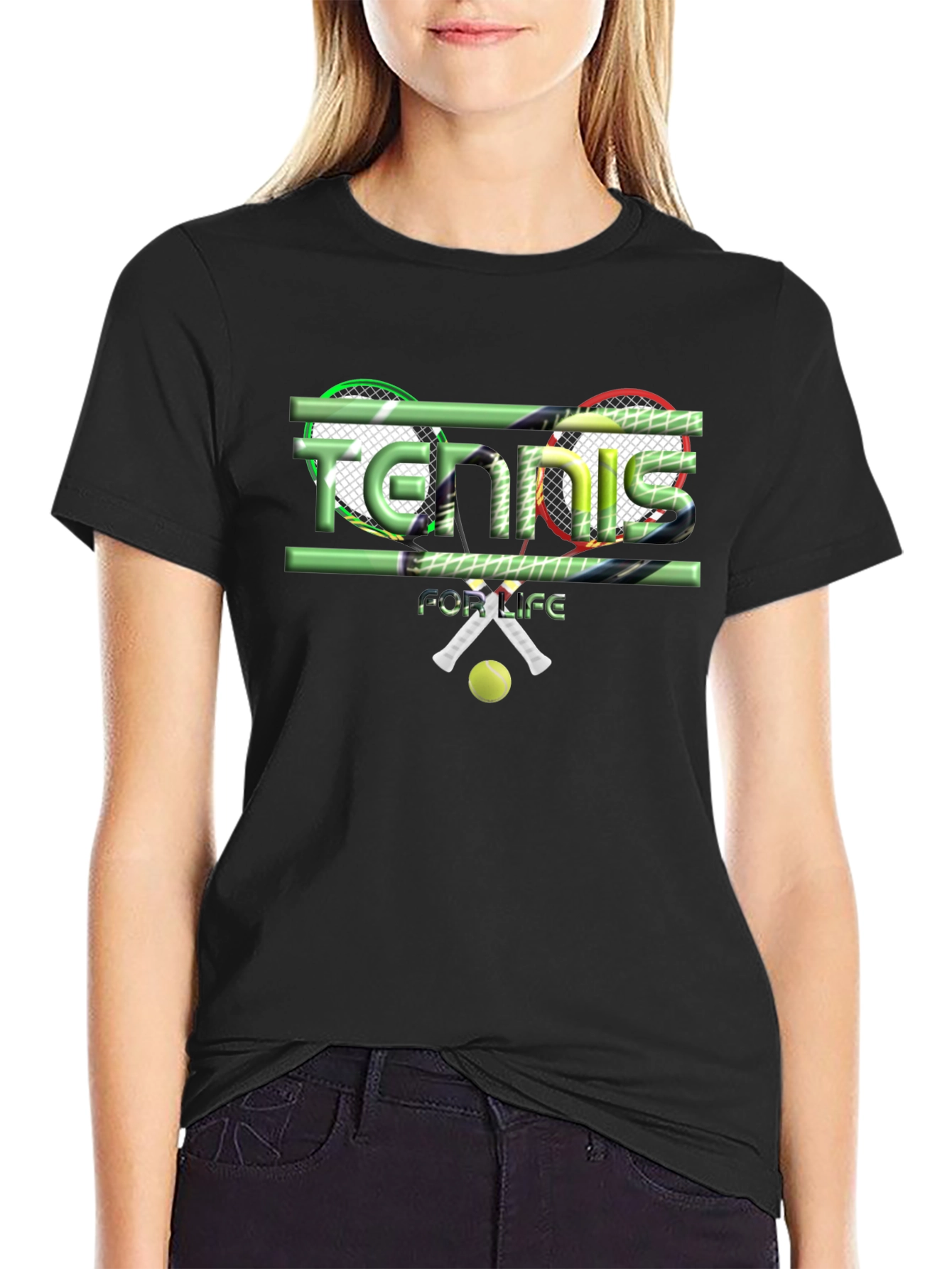 Tennis for Life Graphic T-Shirt