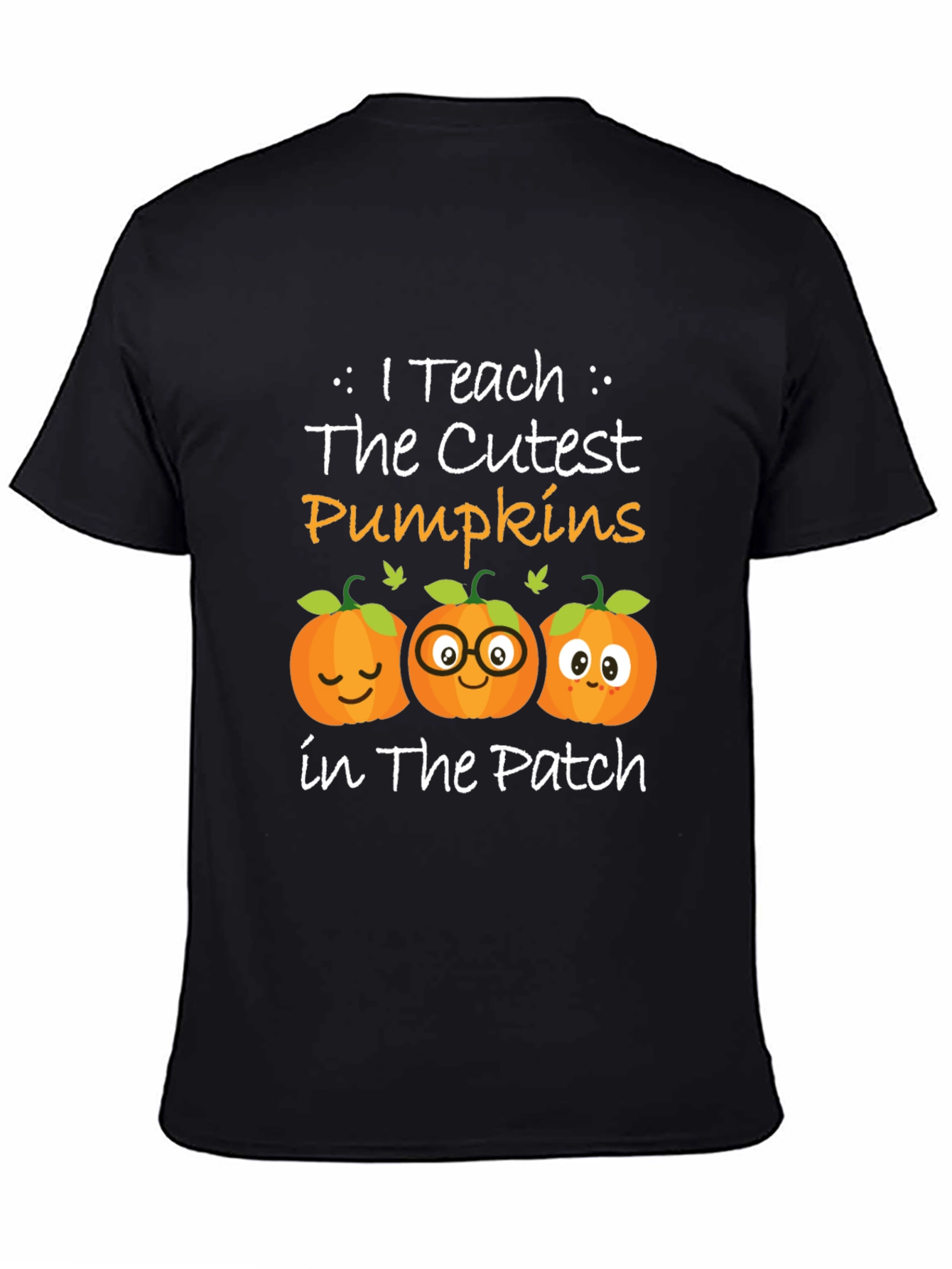 Cute Pumpkin Teacher T-Shirt - Fall Halloween