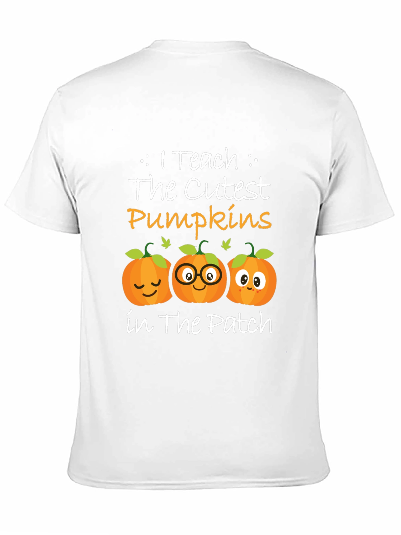 Cute Pumpkin Teacher T-Shirt - Fall Halloween