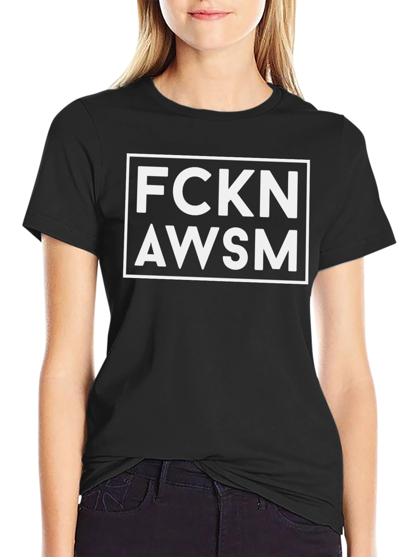 Fckn Awsm Graphic Tee - Bold Black T-Shirt