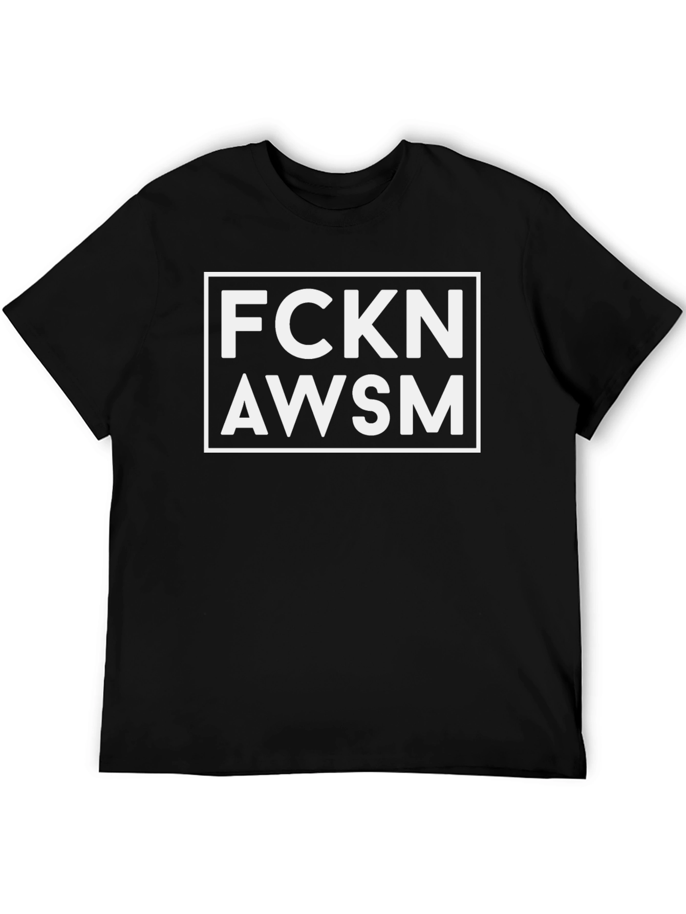 Fckn Awsm Graphic Tee - Bold Black T-Shirt