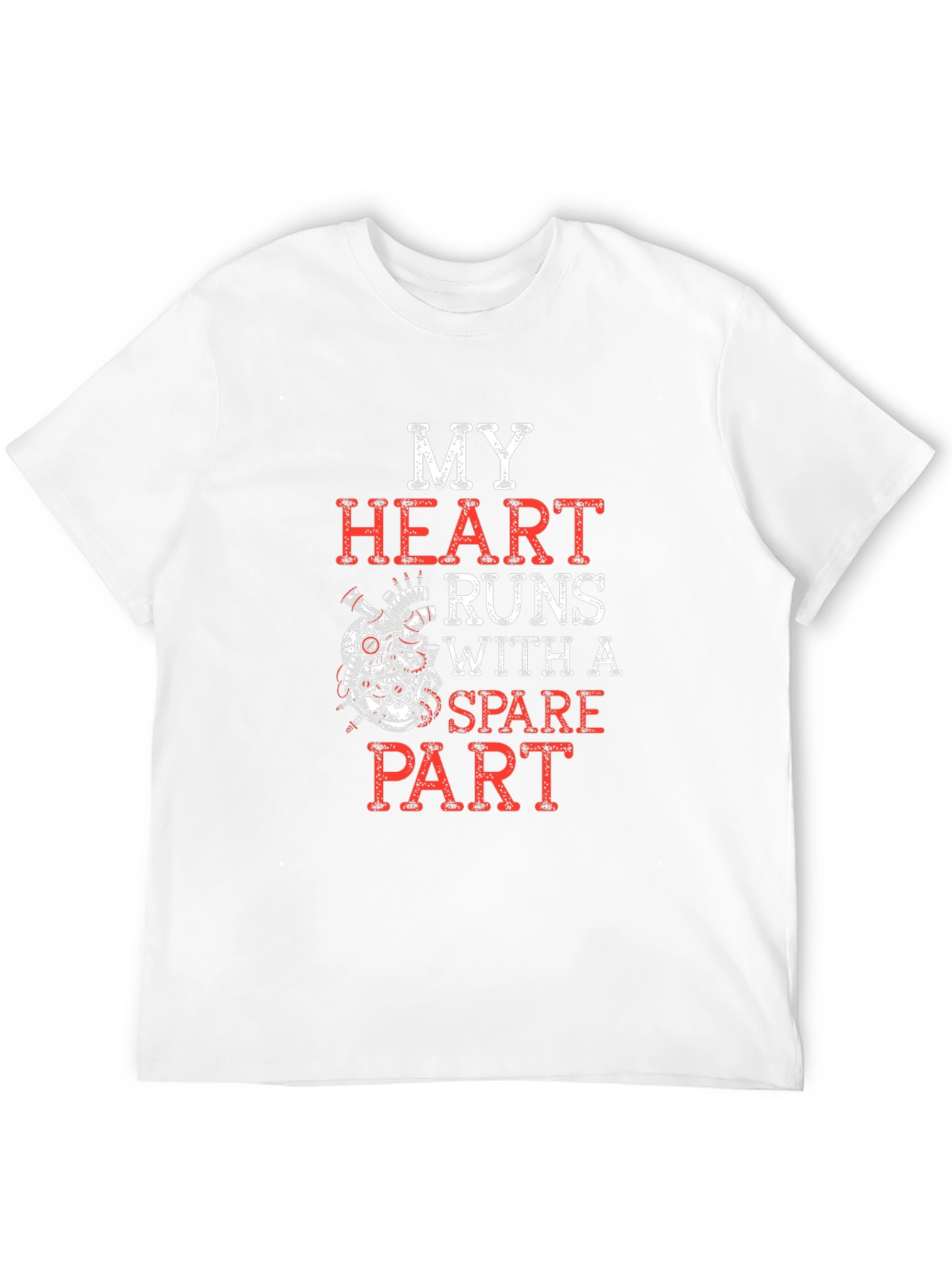 Spare Part Heart Graphic Novelty T-Shirt