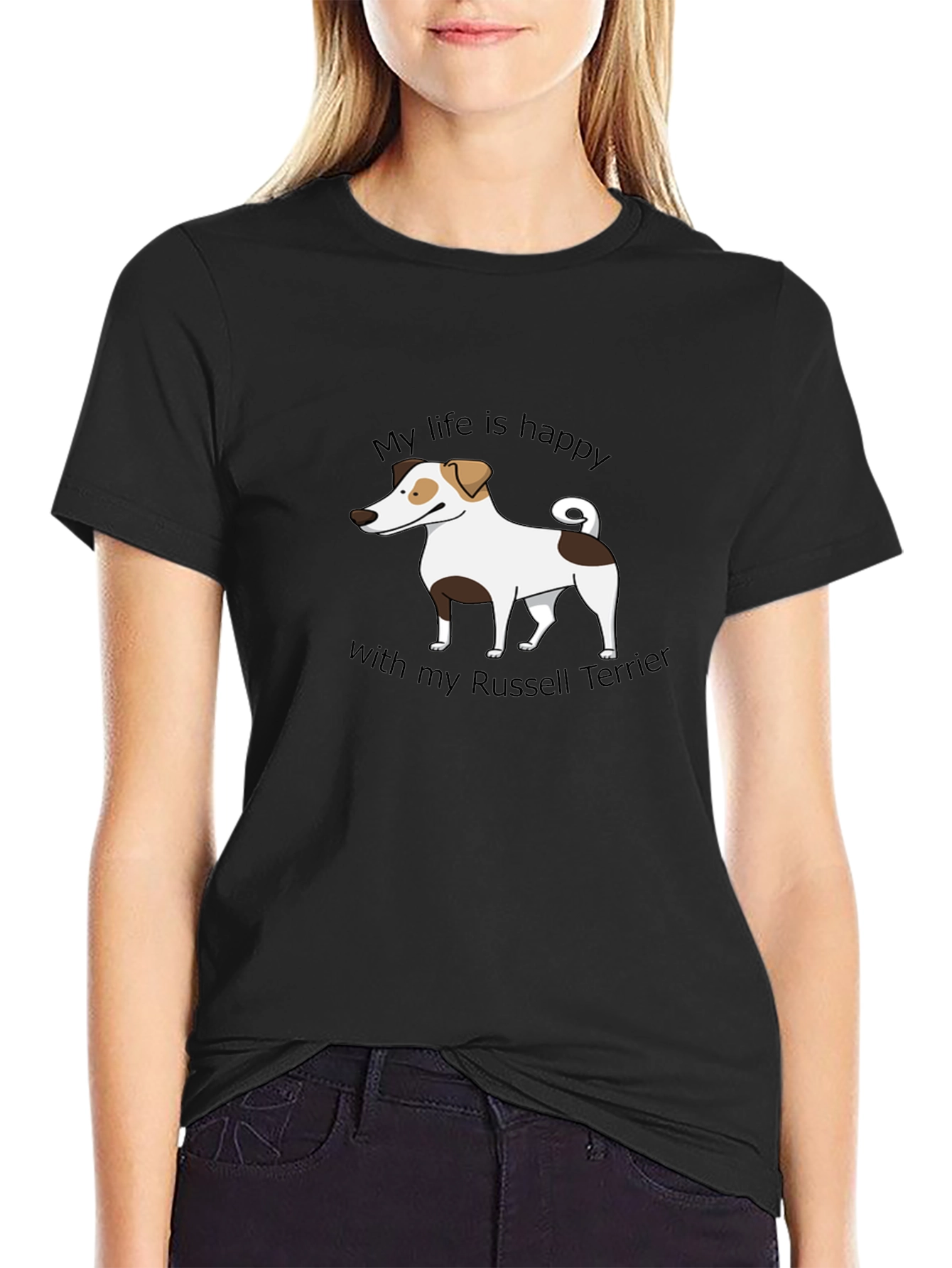 Happy Life Russell Terrier T-Shirt