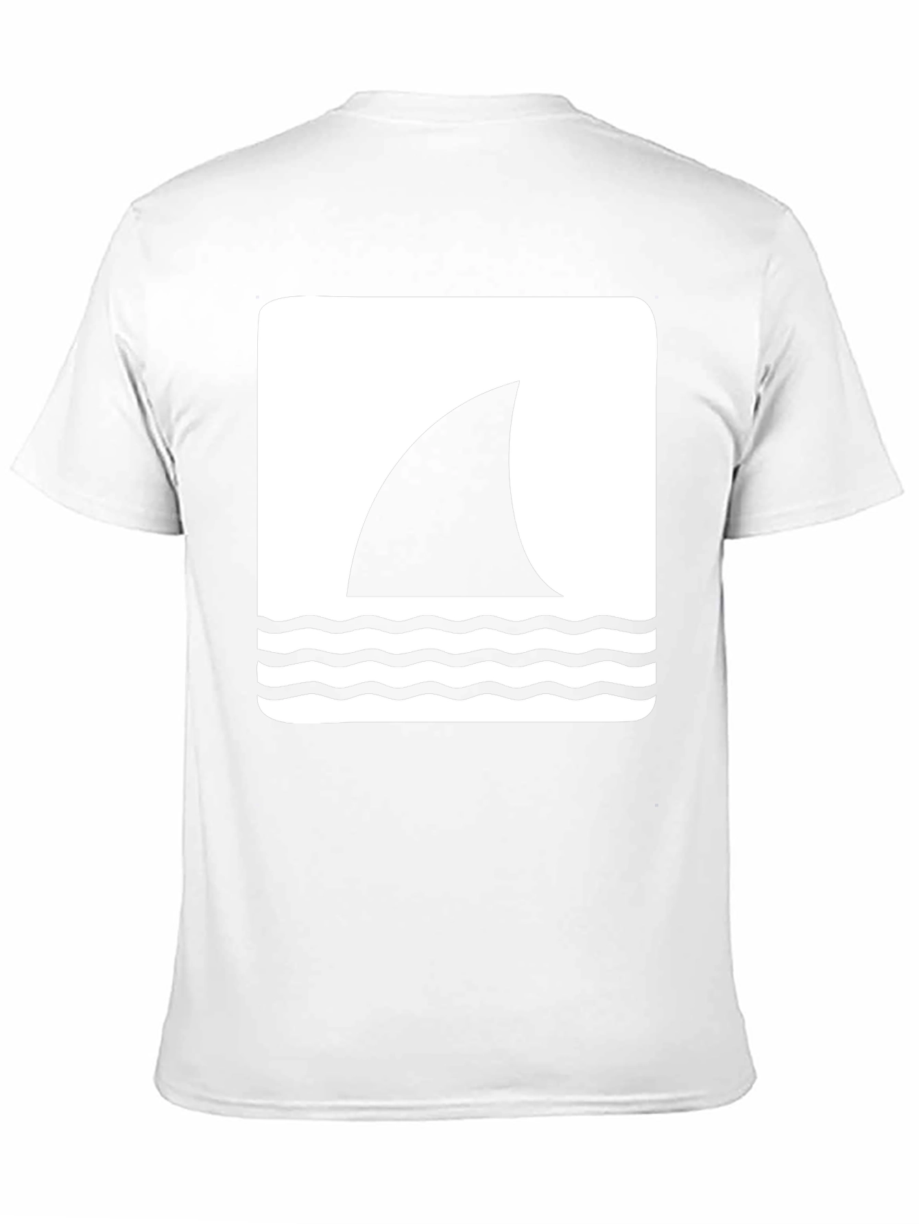 Shark Fin Graphic Tee - Mens Black T-Shirt