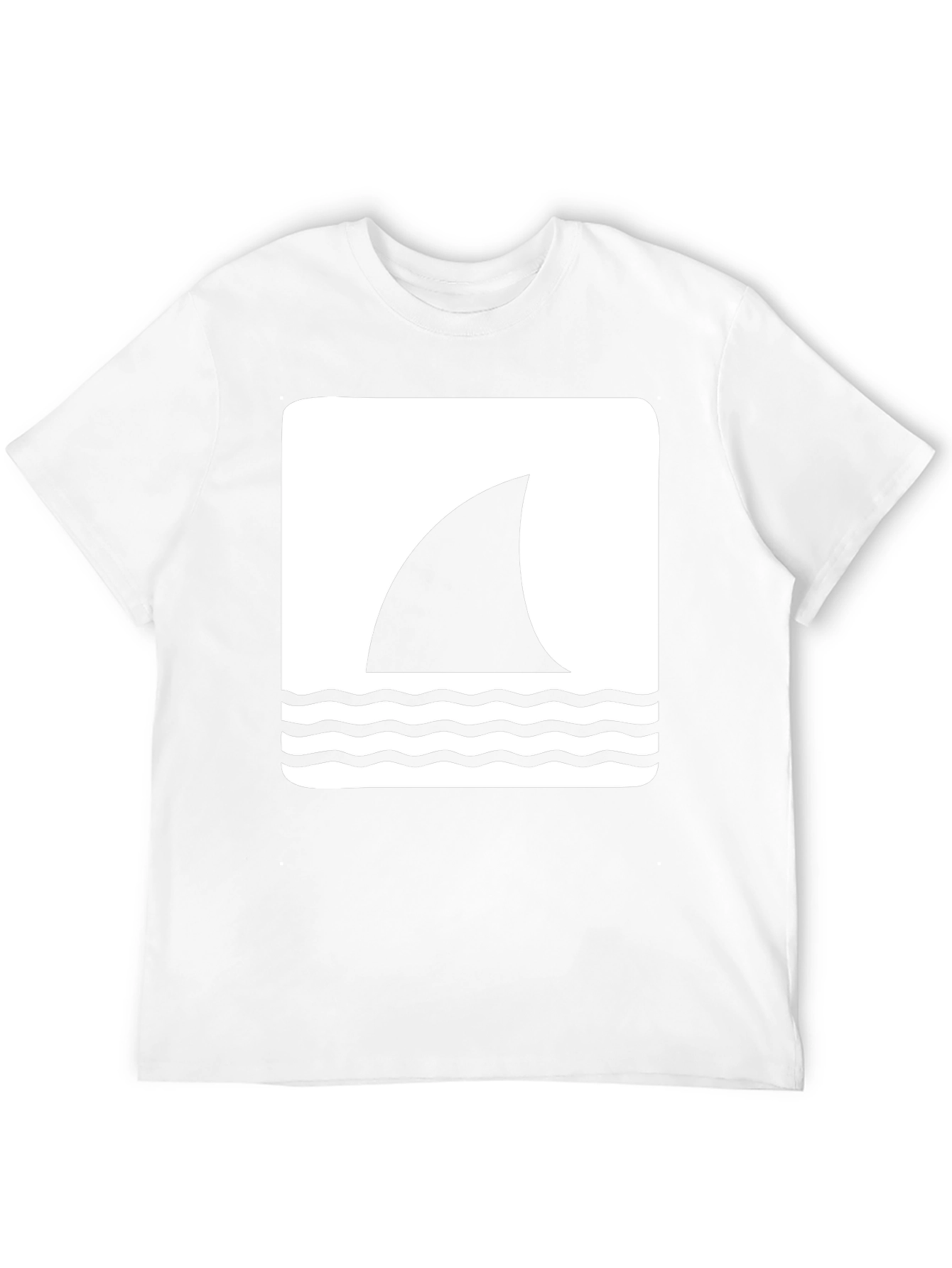Shark Fin Graphic Tee - Mens Black T-Shirt