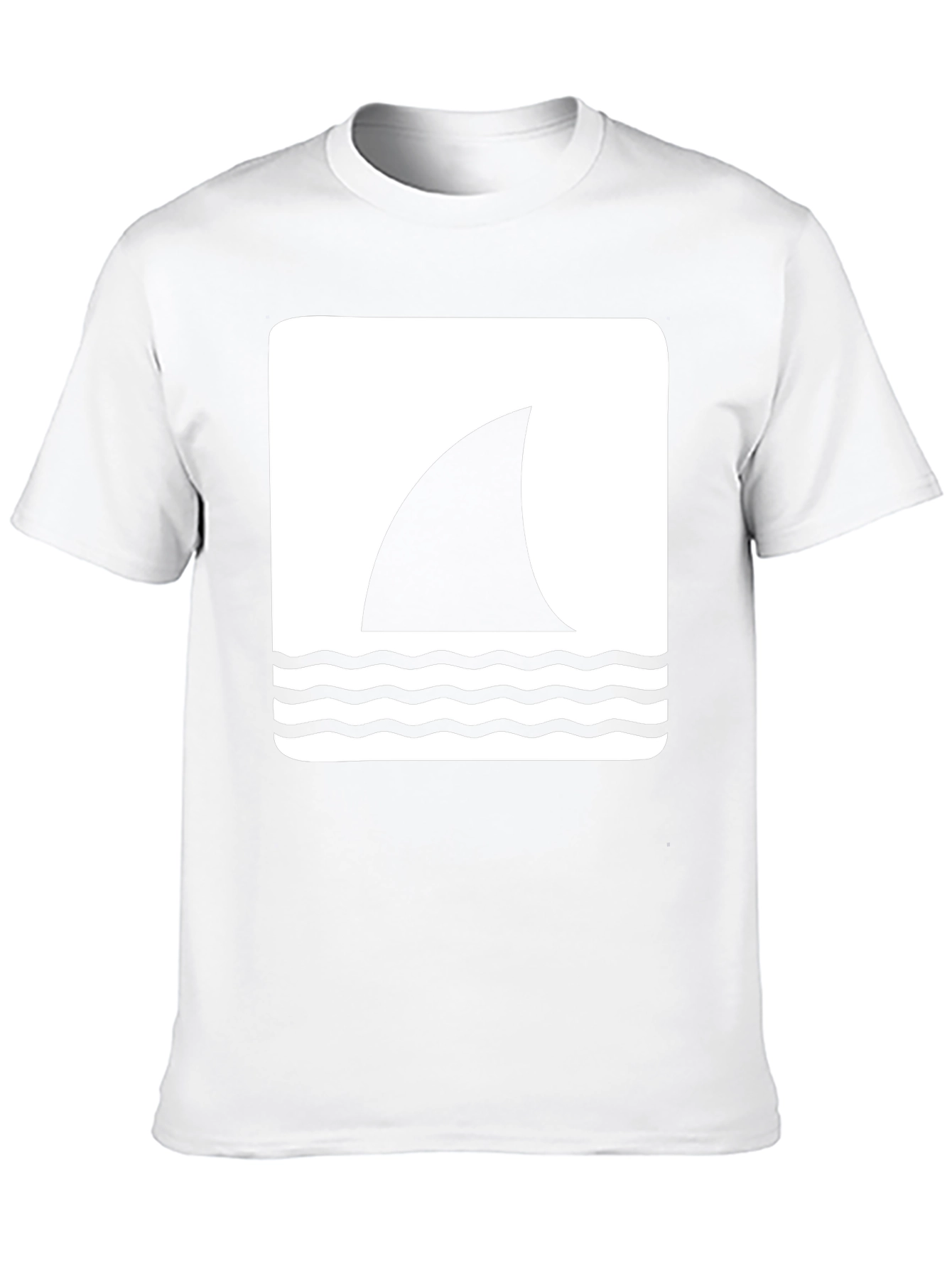 Shark Fin Graphic Tee - Mens Black T-Shirt