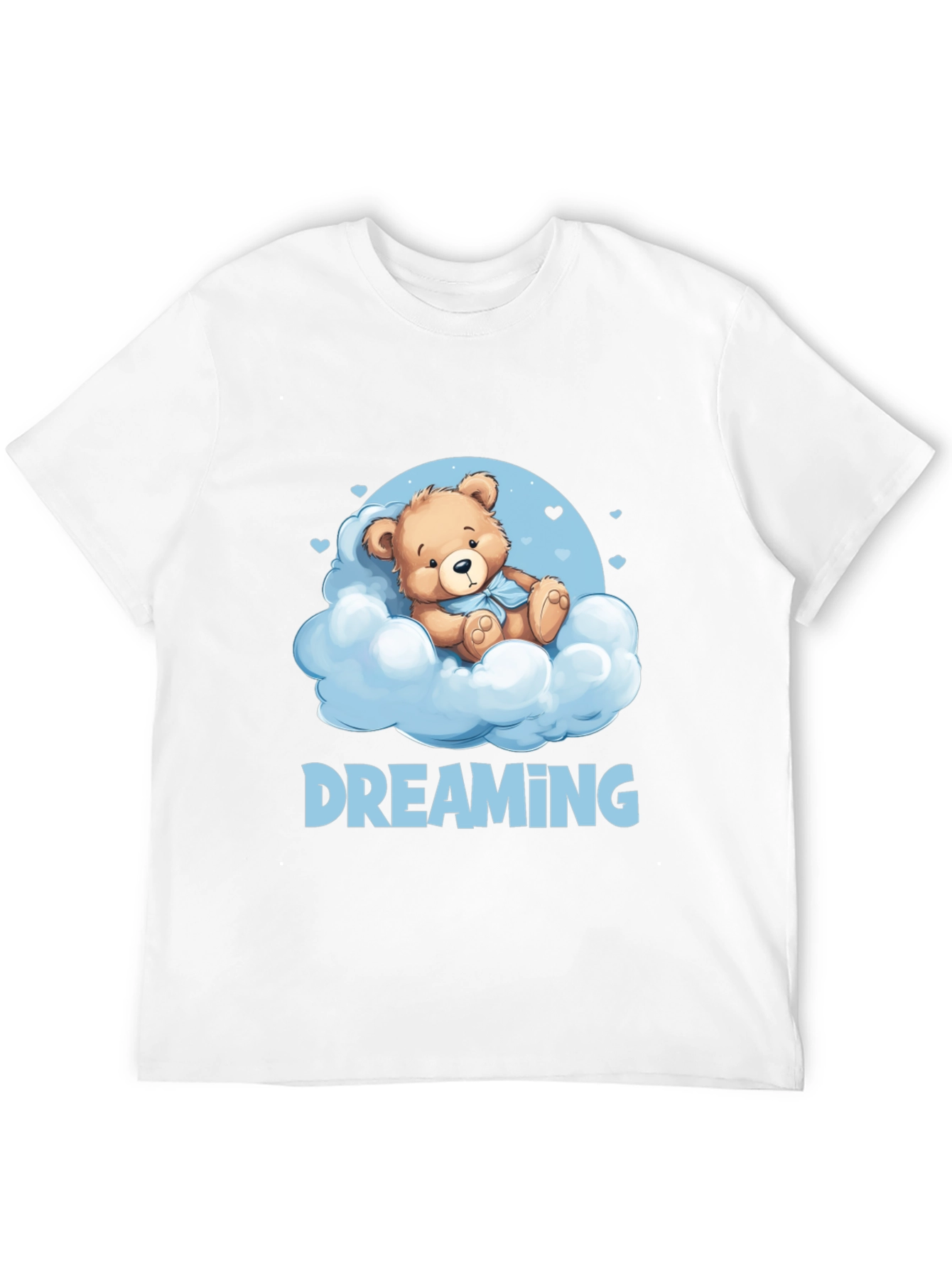 Dreaming Bear T-Shirt - Cute Cloud Design