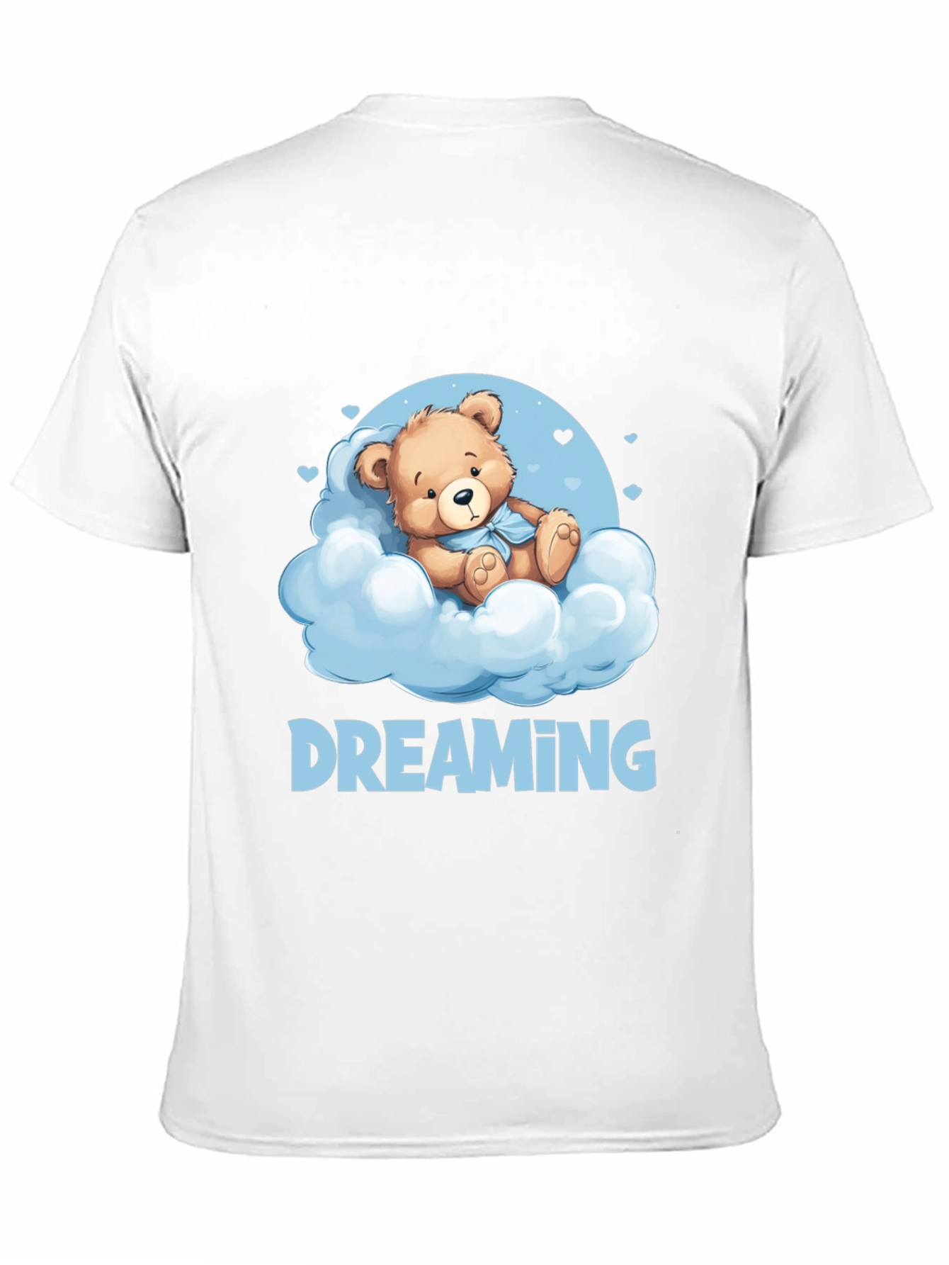 Dreaming Bear T-Shirt - Cute Cloud Design